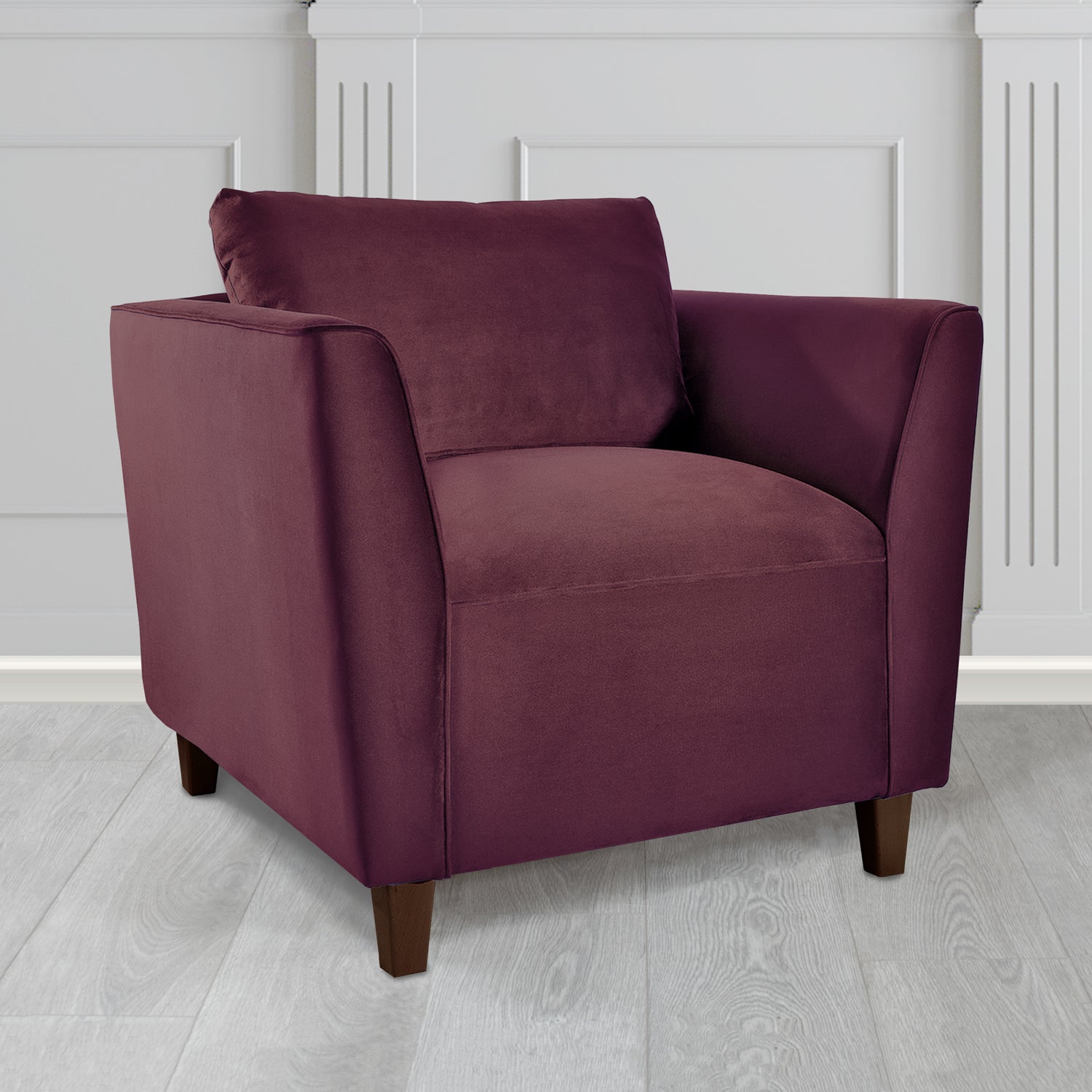 Ellie Tub Armchair in Sapore Velvet Fabric