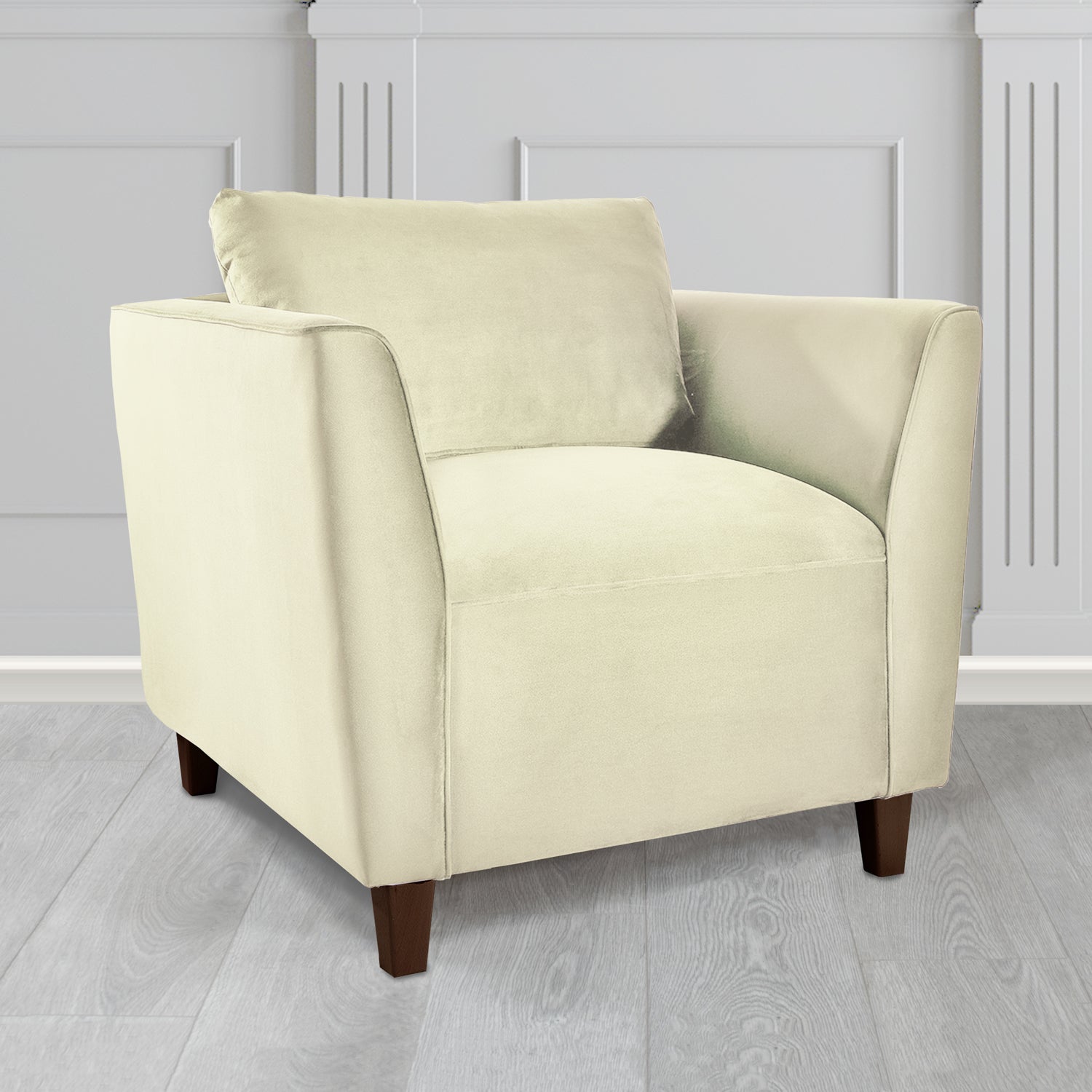 Ellie Tub Armchair in Sapore Velvet Fabric