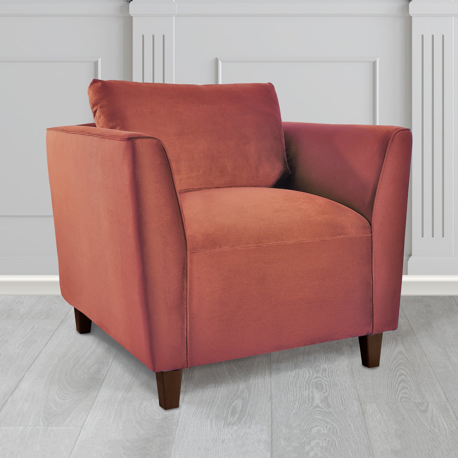 Ellie Tub Armchair in Sapore Velvet Fabric