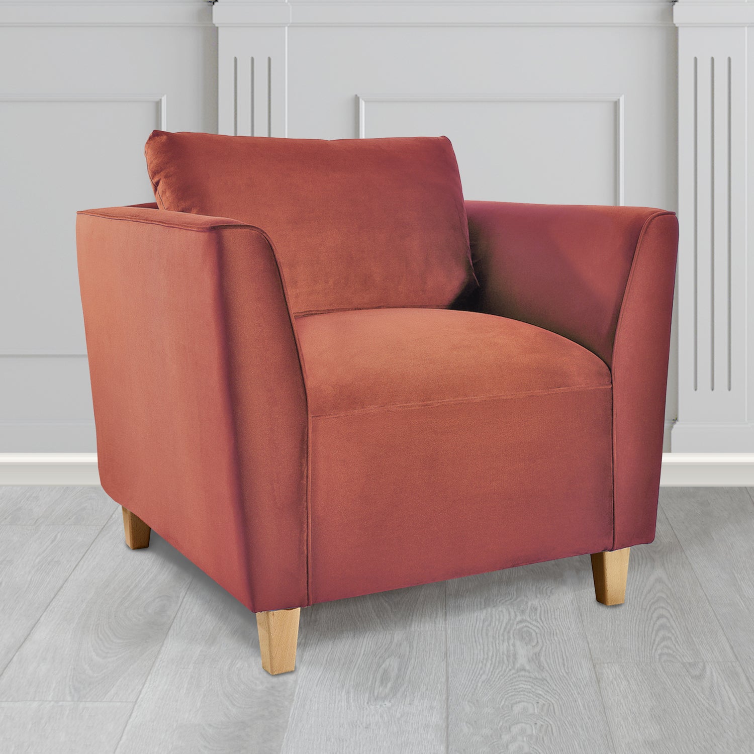 Ellie Tub Armchair in Sapore Velvet Fabric