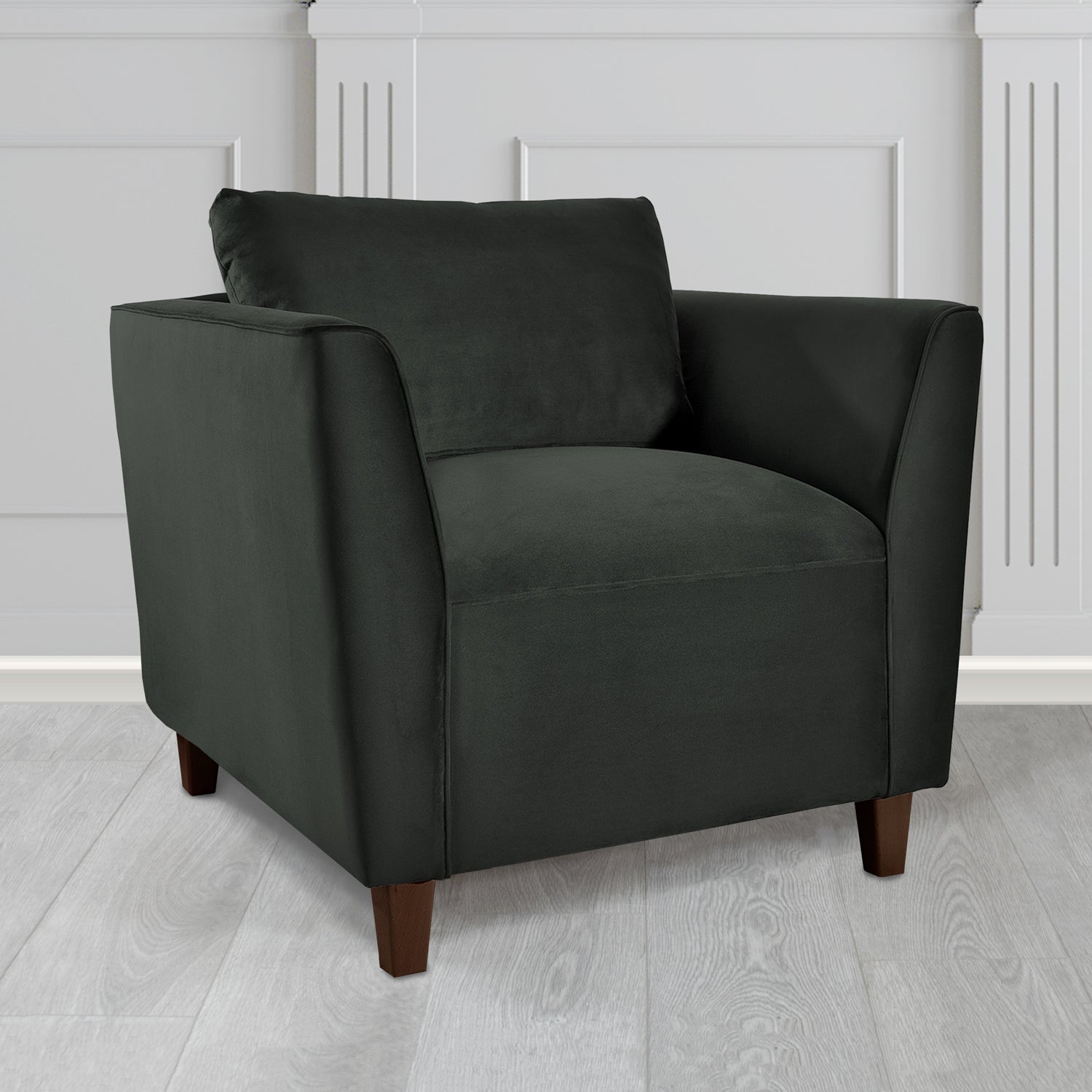 Ellie Tub Armchair in Sapore Velvet Fabric