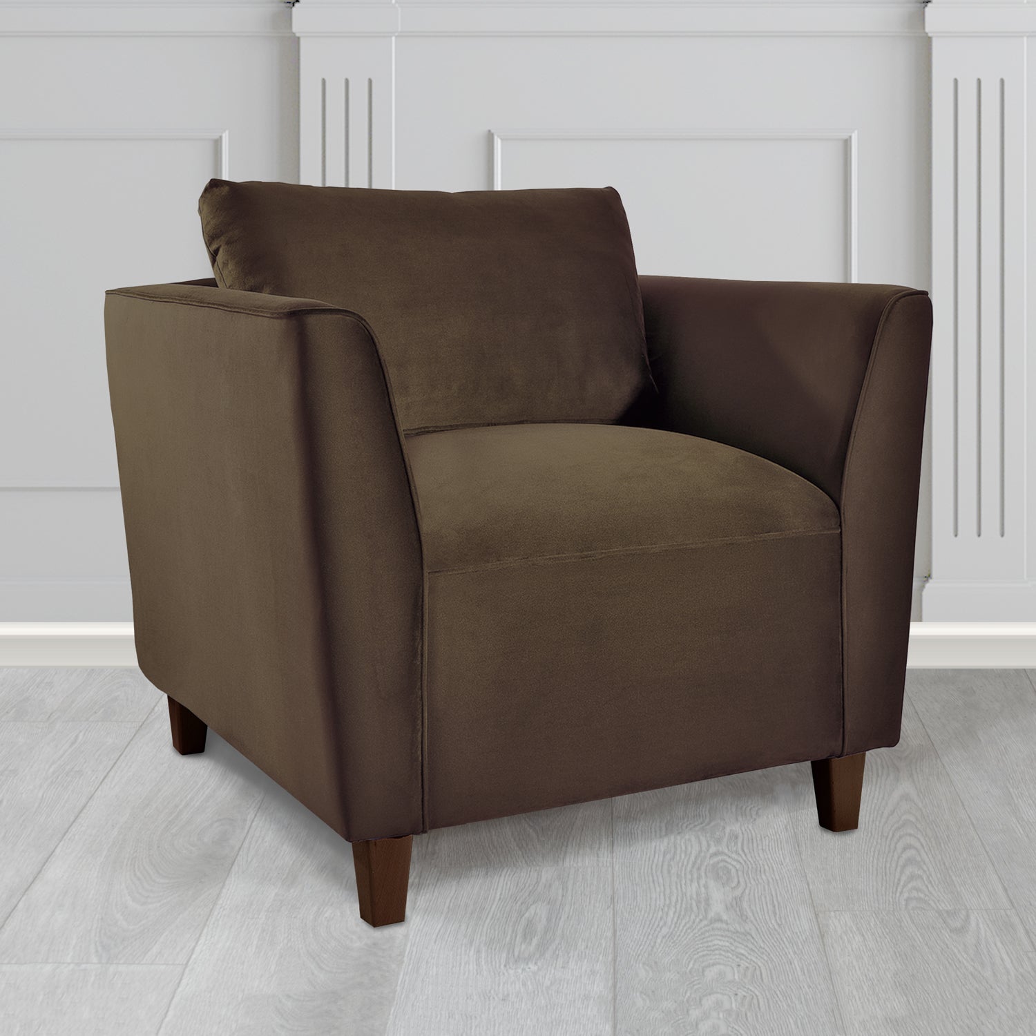 Ellie Tub Armchair in Sapore Velvet Fabric