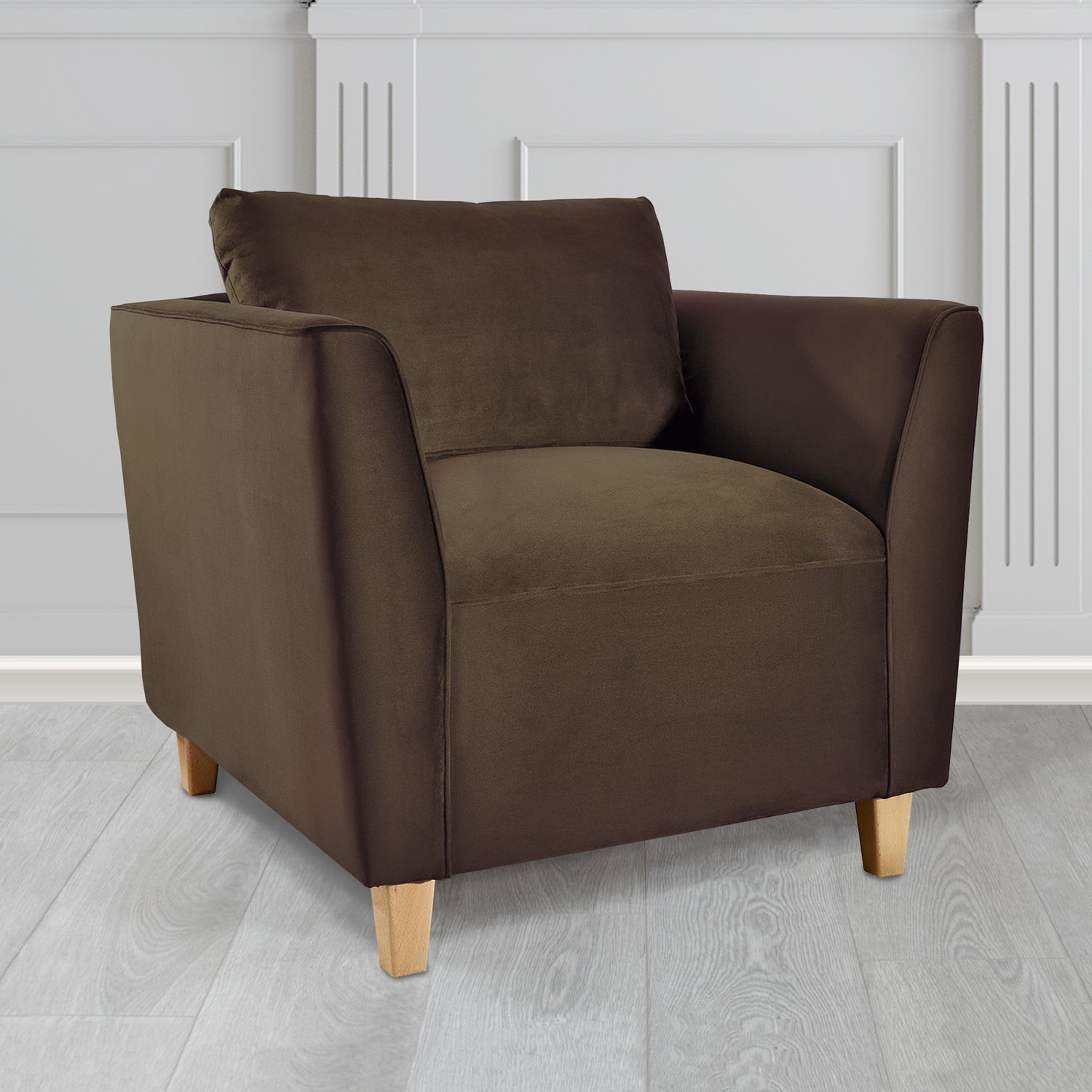 Ellie Tub Armchair in Sapore Velvet Fabric