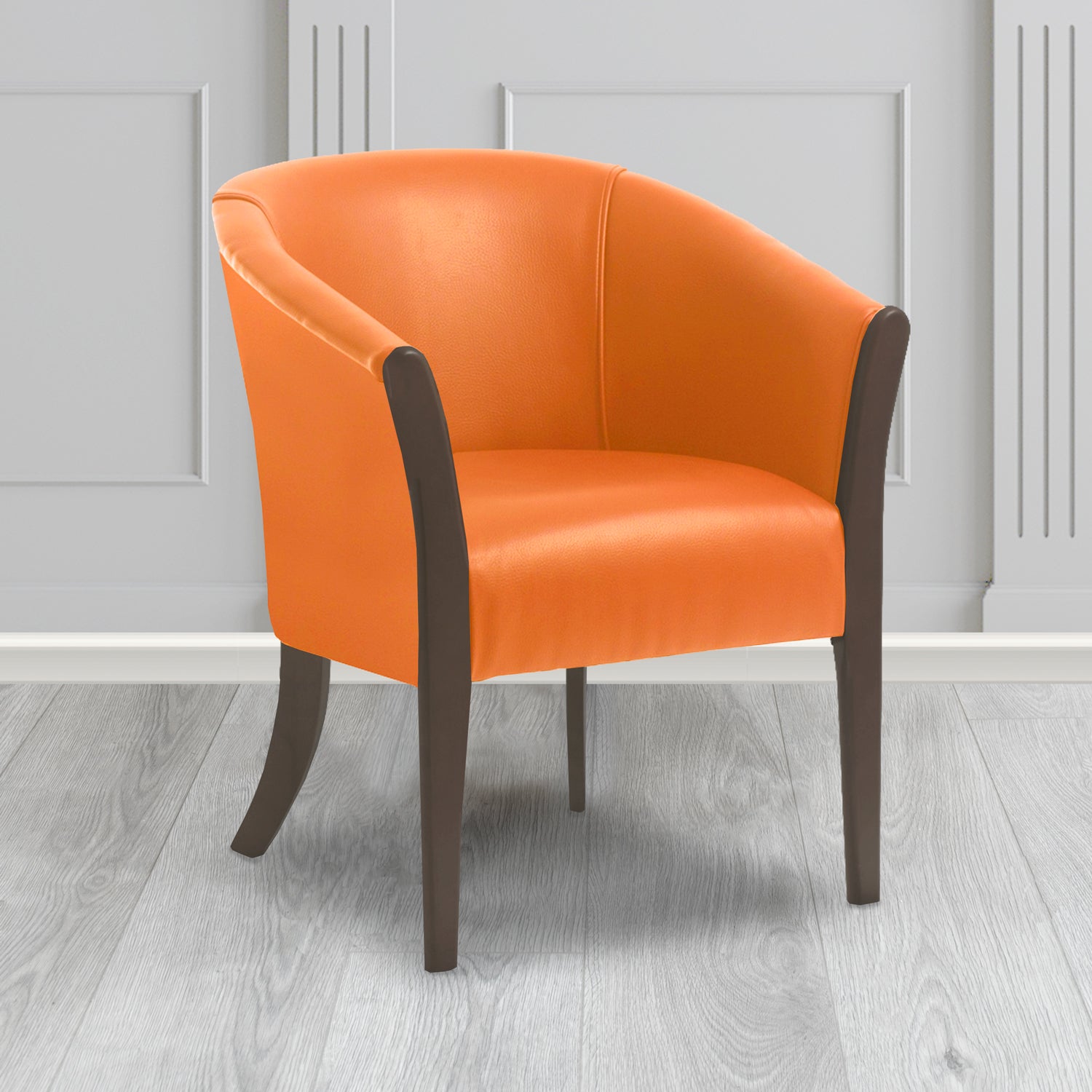 Orange hot sale tub chair