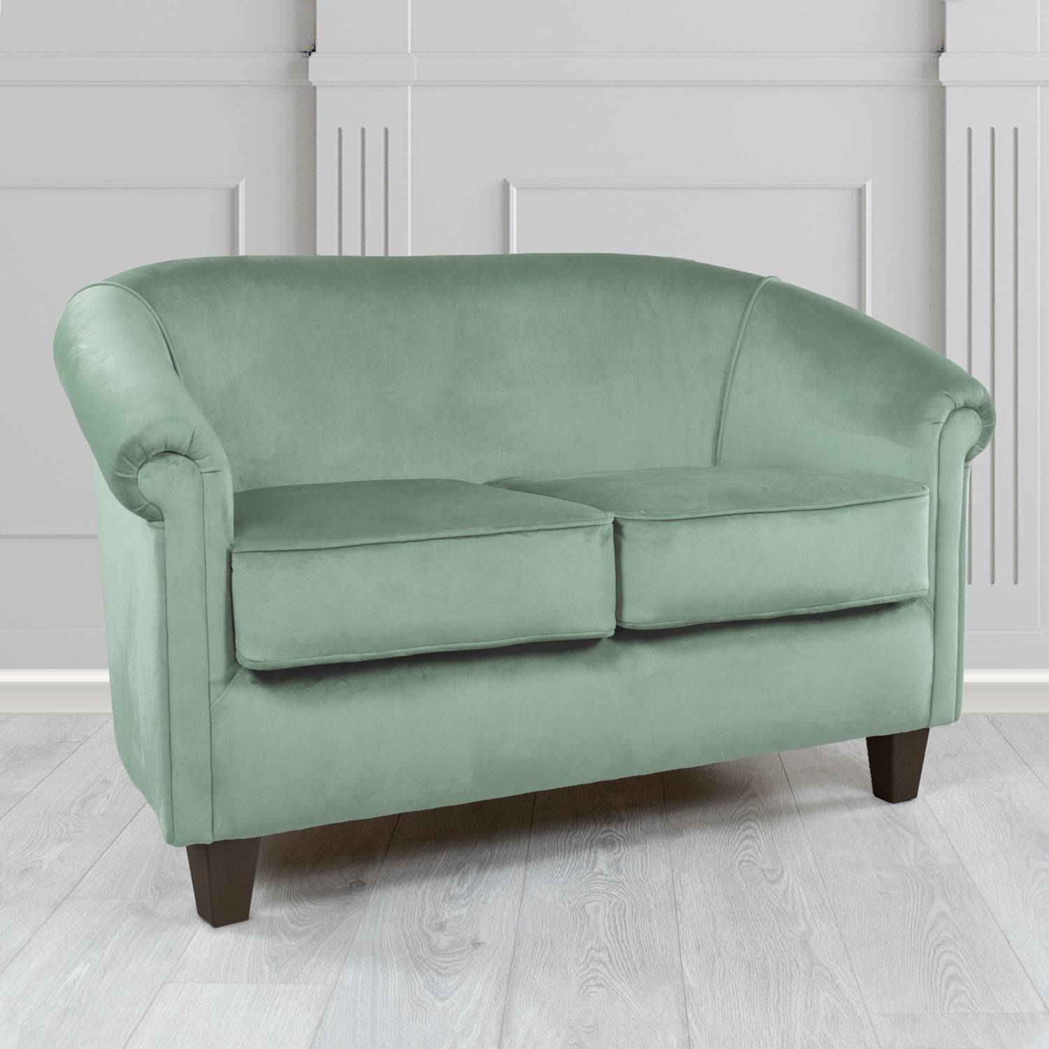 Siena 2 Seater Tub Sofa in Passione Velvet Fabric