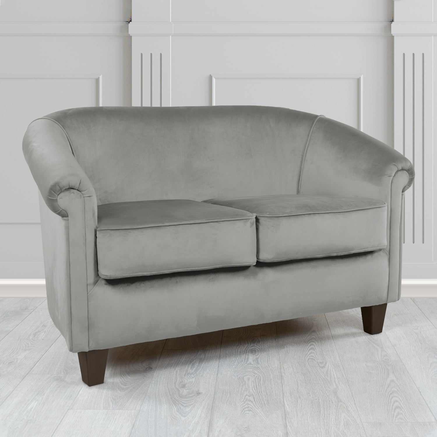 Siena 2 Seater Tub Sofa in Passione Velvet Fabric