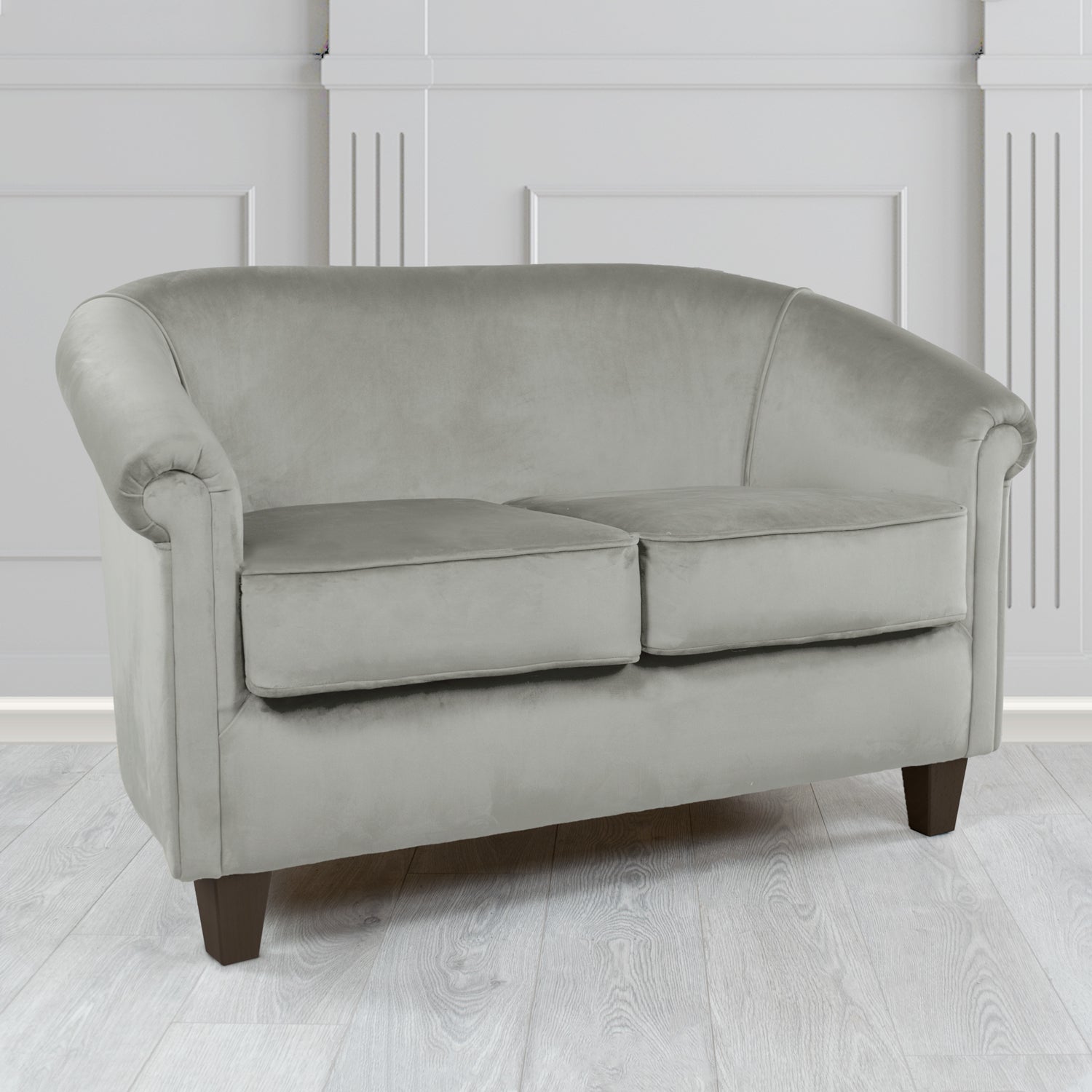 Siena 2 Seater Tub Sofa in Passione Velvet Fabric