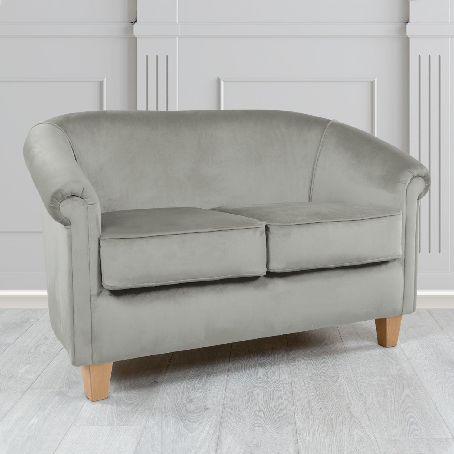 Siena 2 Seater Tub Sofa in Passione Velvet Fabric