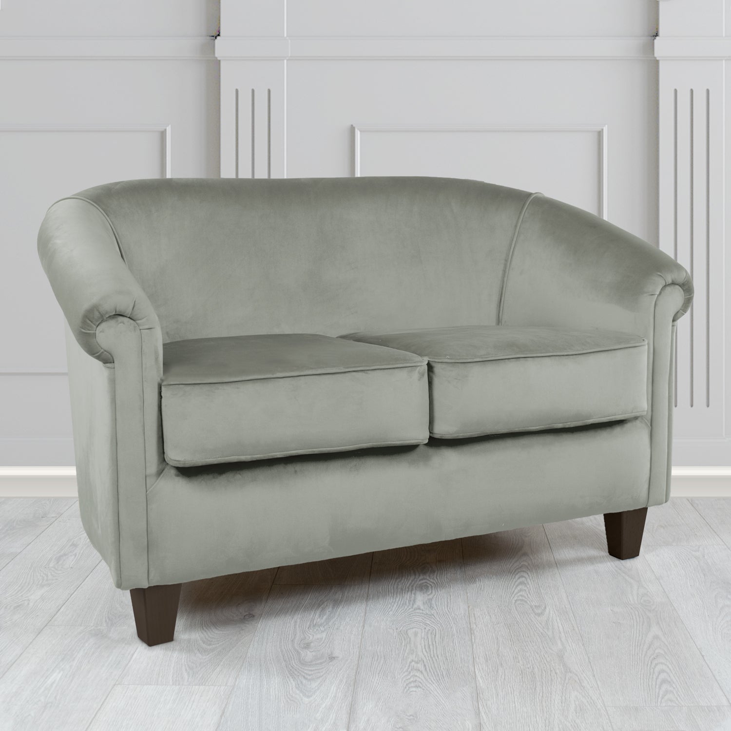Siena 2 Seater Tub Sofa in Passione Velvet Fabric