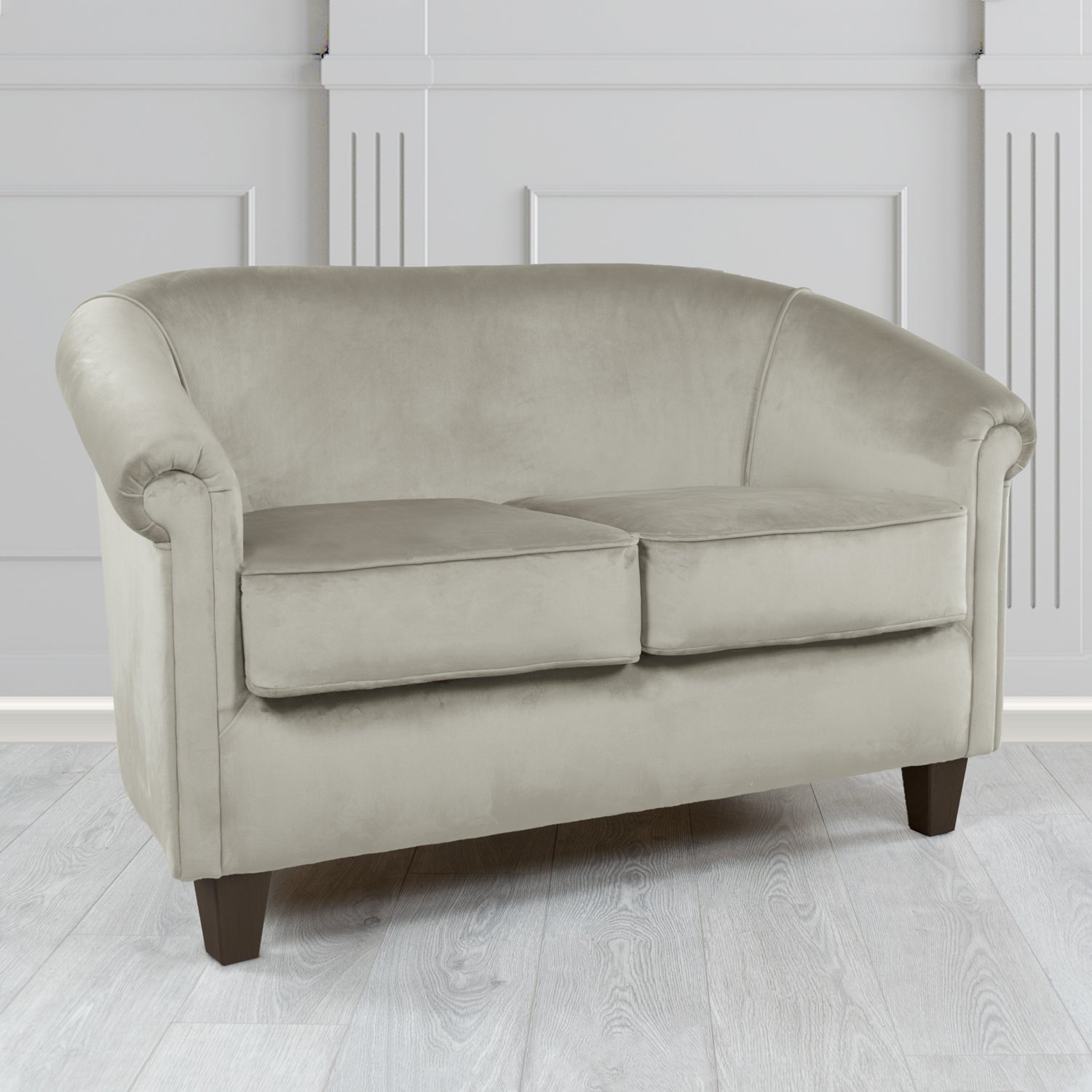Siena 2 Seater Tub Sofa in Sapore Crib 5 Velvet Fabric