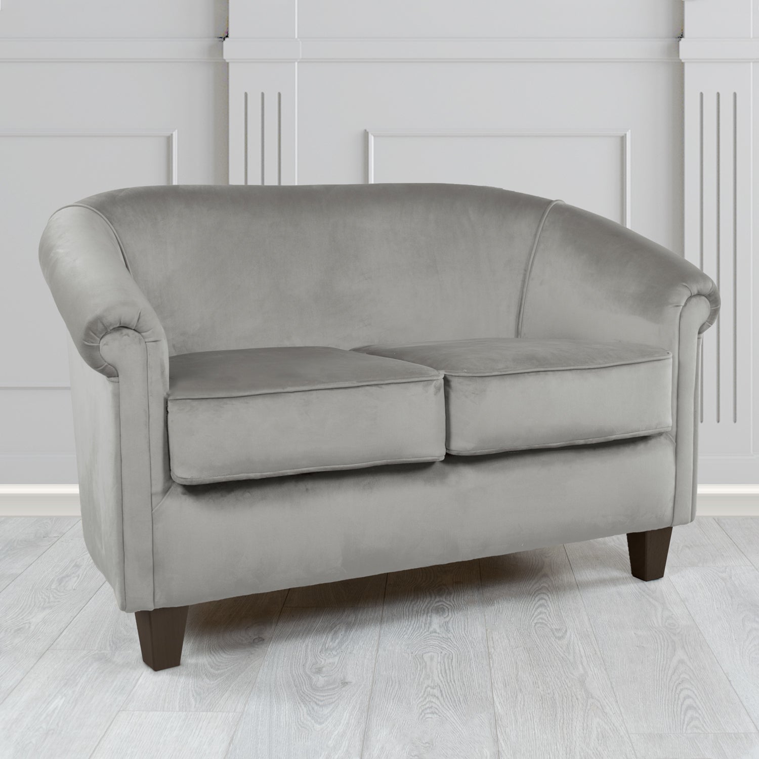 Siena 2 Seater Tub Sofa in Sapore Crib 5 Velvet Fabric