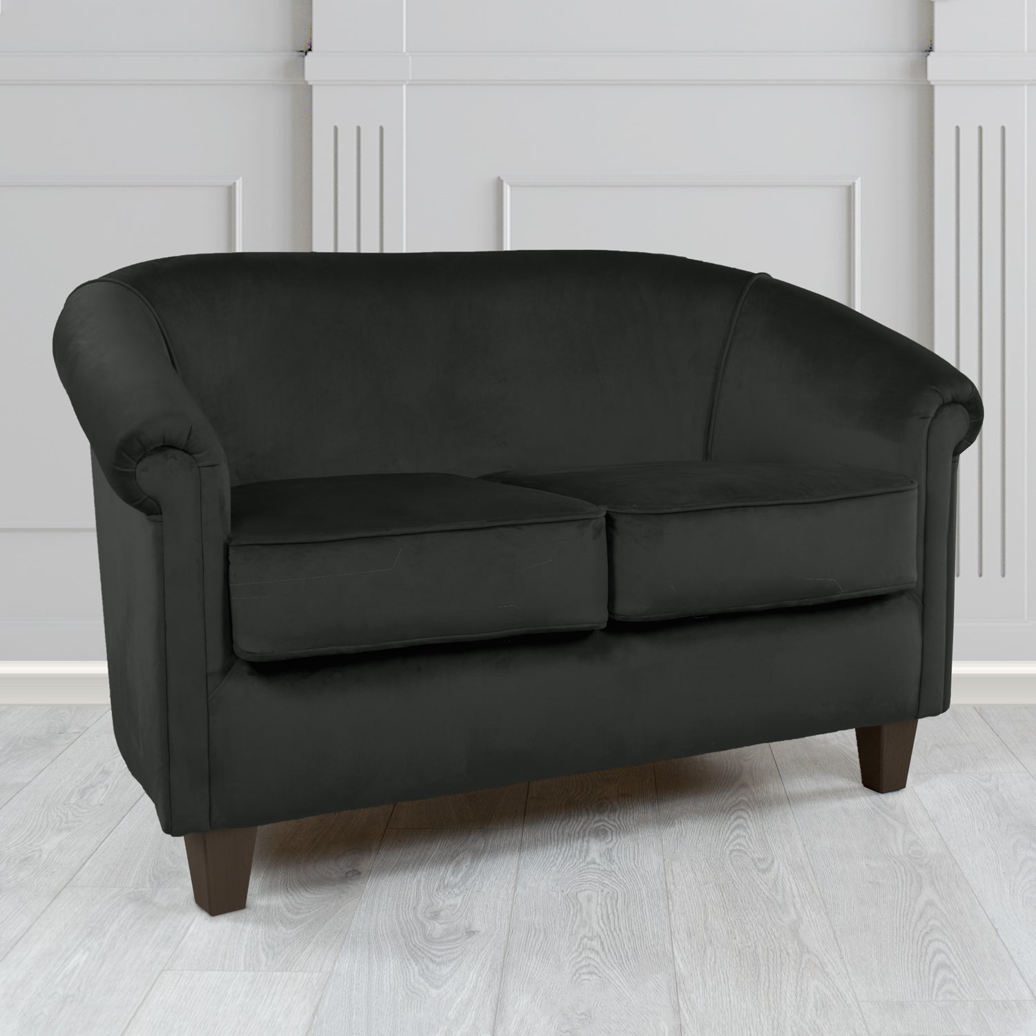Siena 2 Seater Tub Sofa in Sapore Crib 5 Velvet Fabric