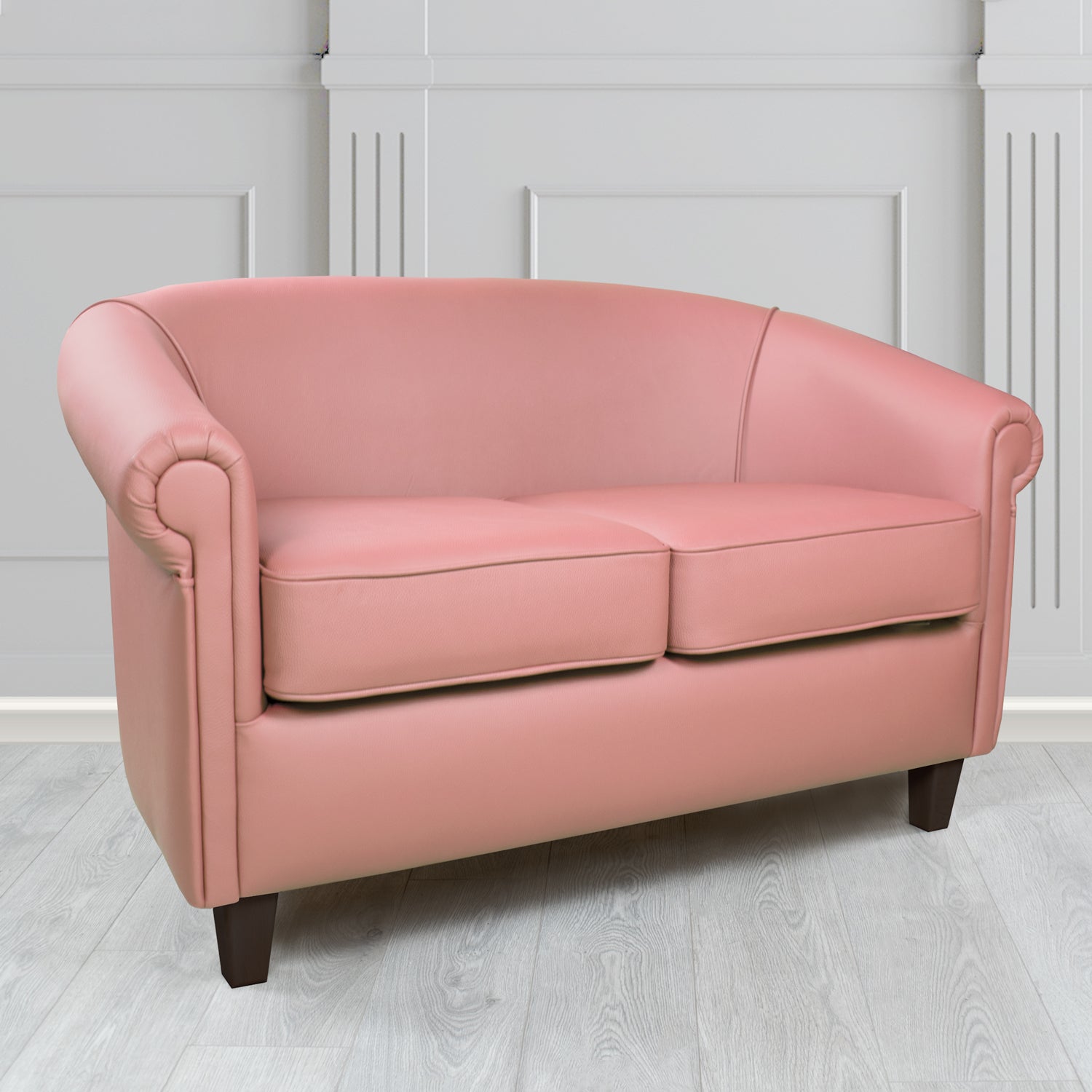 Siena 2 Seater Tub Sofa in Crib 5 Shelly Genuine Leather