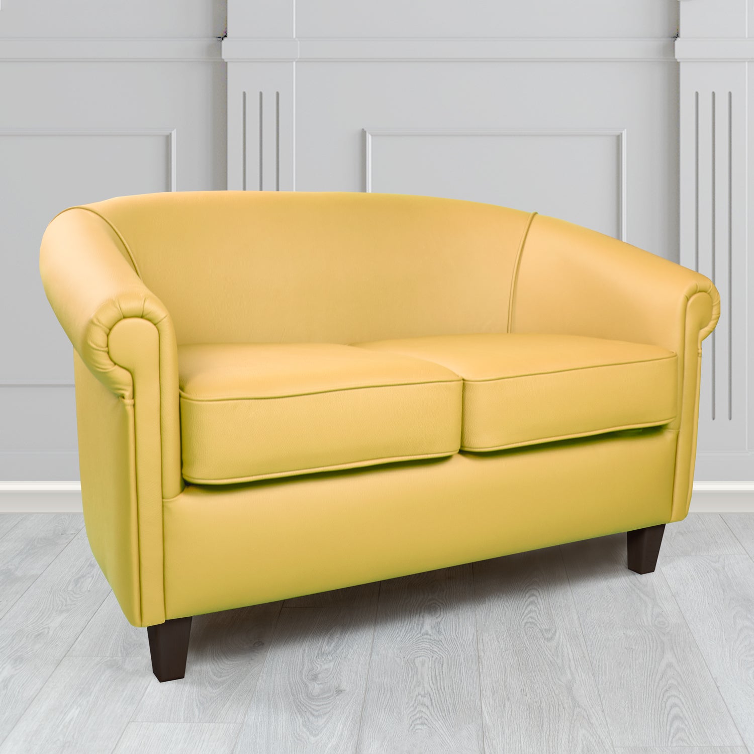 Siena 2 Seater Tub Sofa in Crib 5 Shelly Genuine Leather