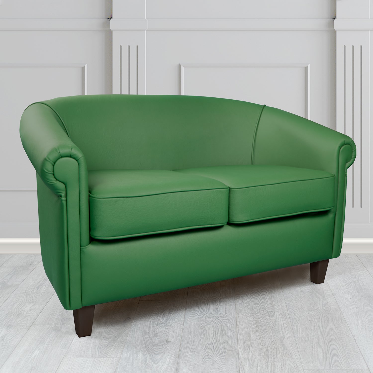 Siena 2 Seater Tub Sofa in Crib 5 Shelly Genuine Leather