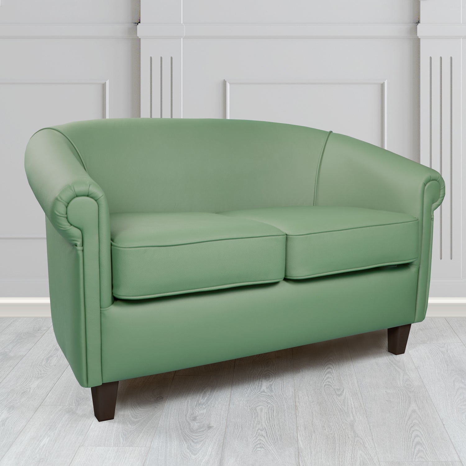 Siena 2 Seater Tub Sofa in Crib 5 Shelly Genuine Leather