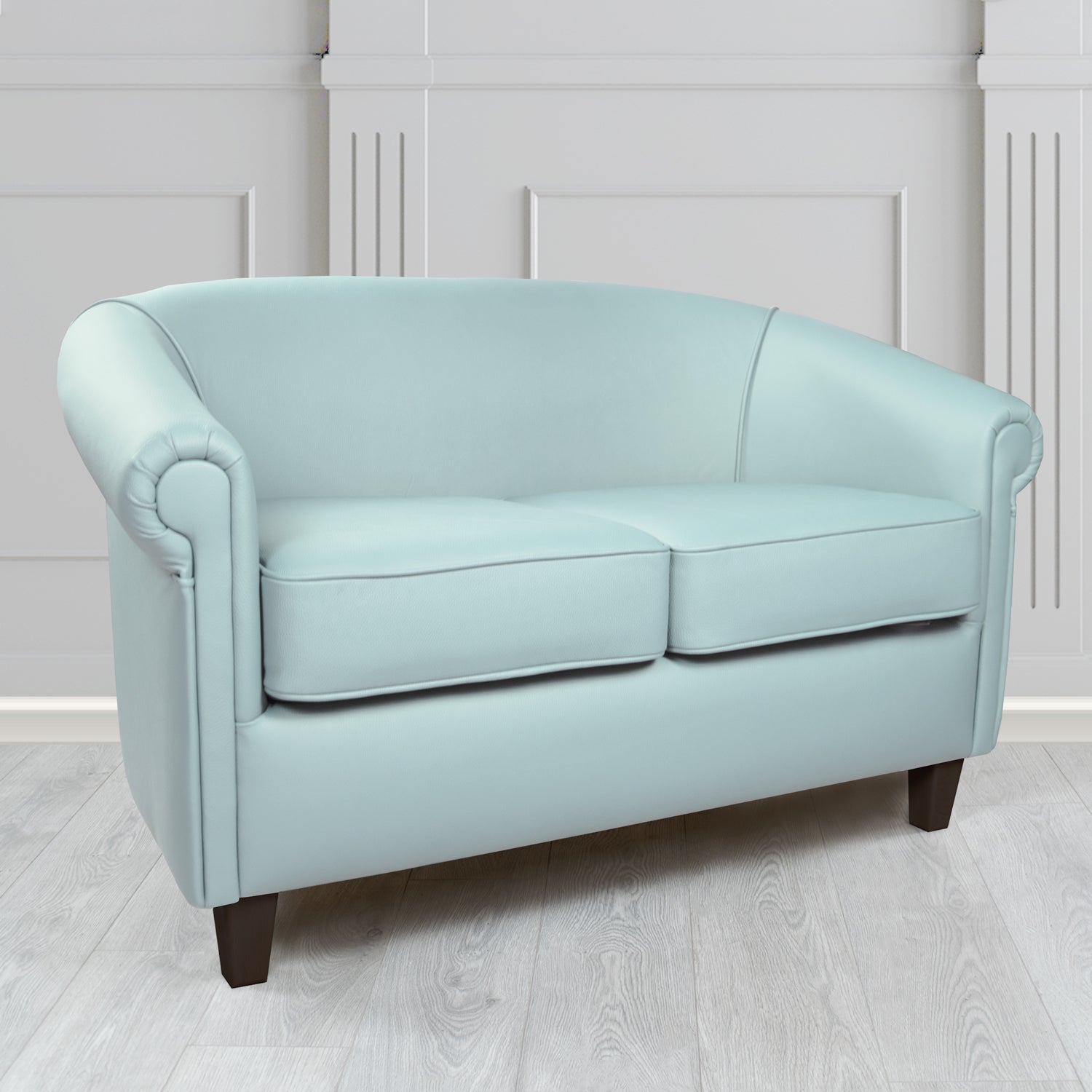 Siena 2 Seater Tub Sofa in Crib 5 Shelly Genuine Leather