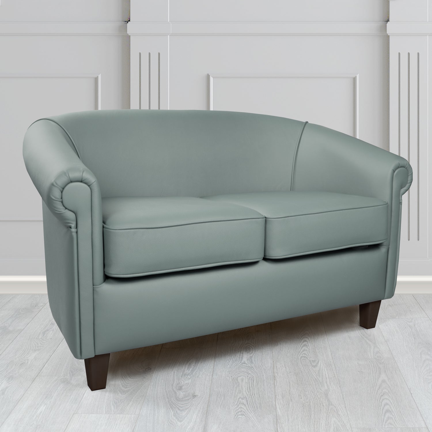 Siena 2 Seater Tub Sofa in Crib 5 Shelly Genuine Leather