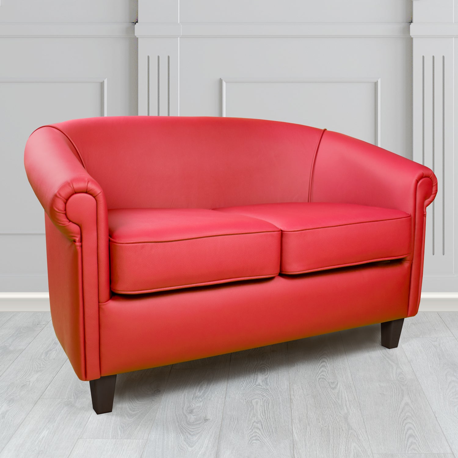 Siena 2 Seater Tub Sofa in Crib 5 Shelly Genuine Leather