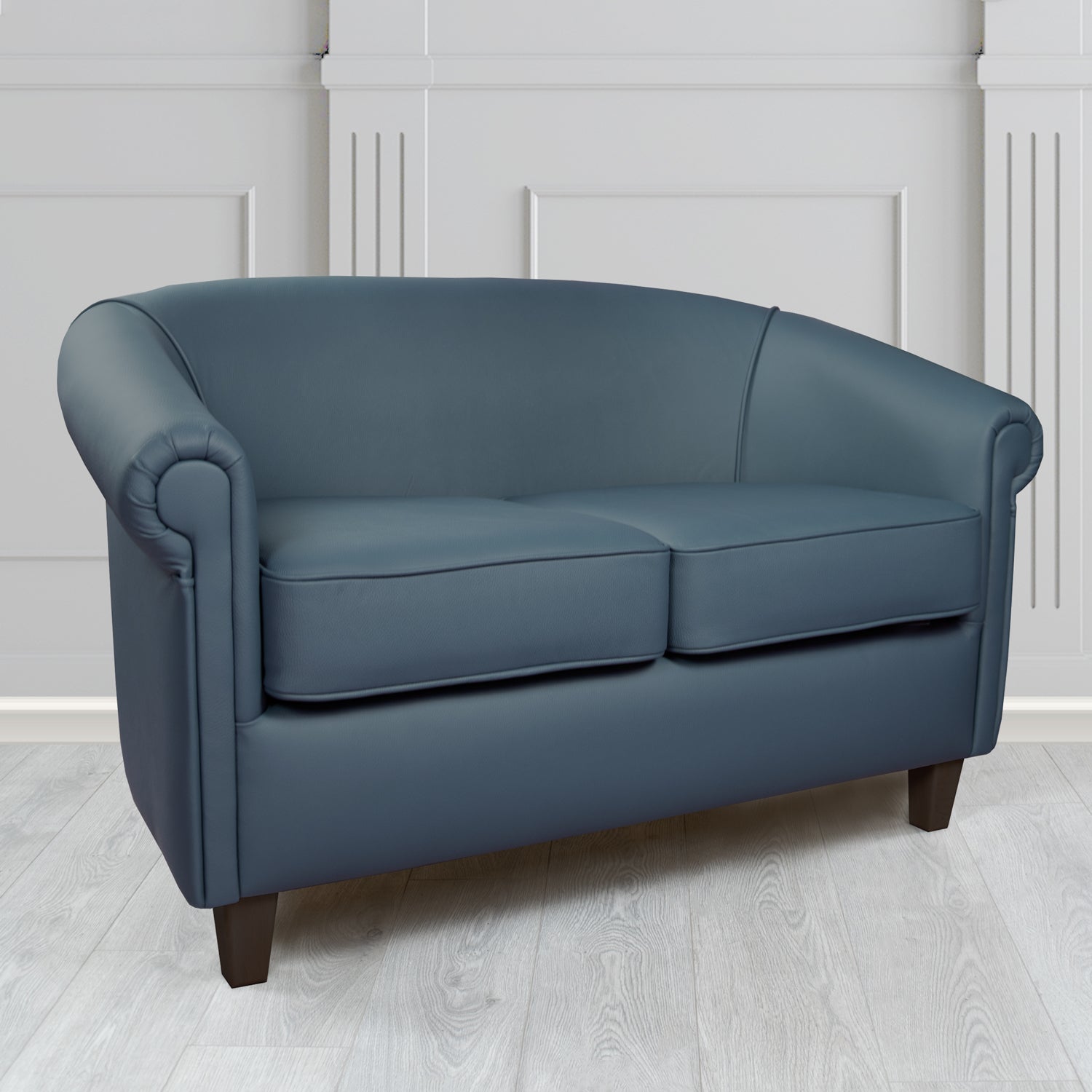 Siena 2 Seater Tub Sofa in Crib 5 Shelly Genuine Leather