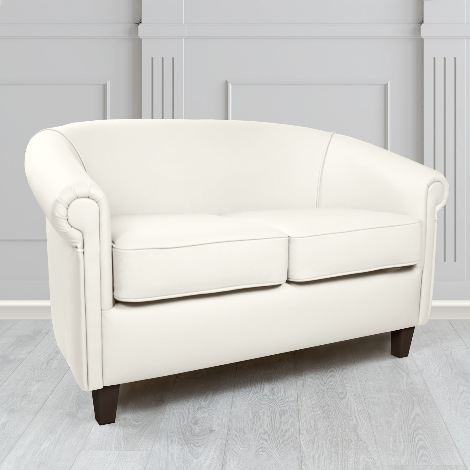 Siena 2 Seater Tub Sofa in Crib 5 Shelly Genuine Leather