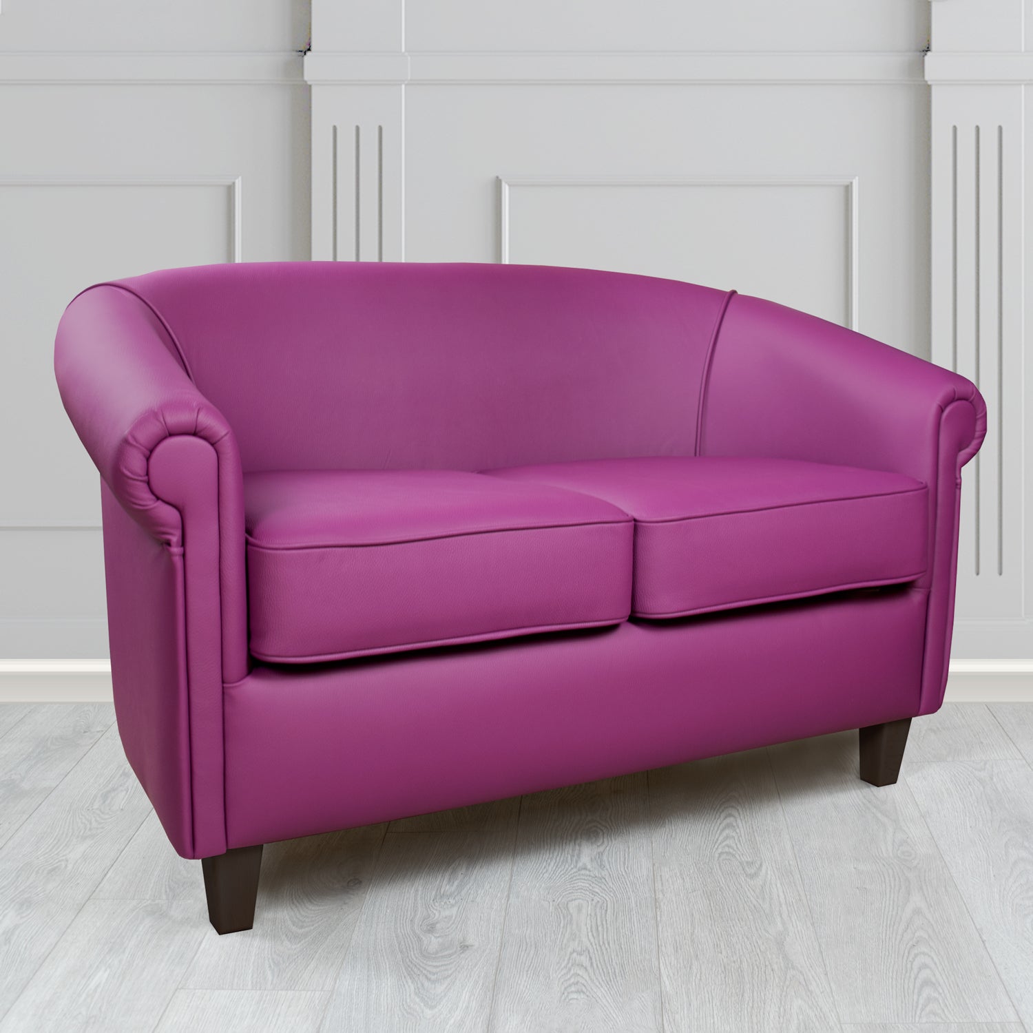 Siena 2 Seater Tub Sofa in Crib 5 Shelly Genuine Leather