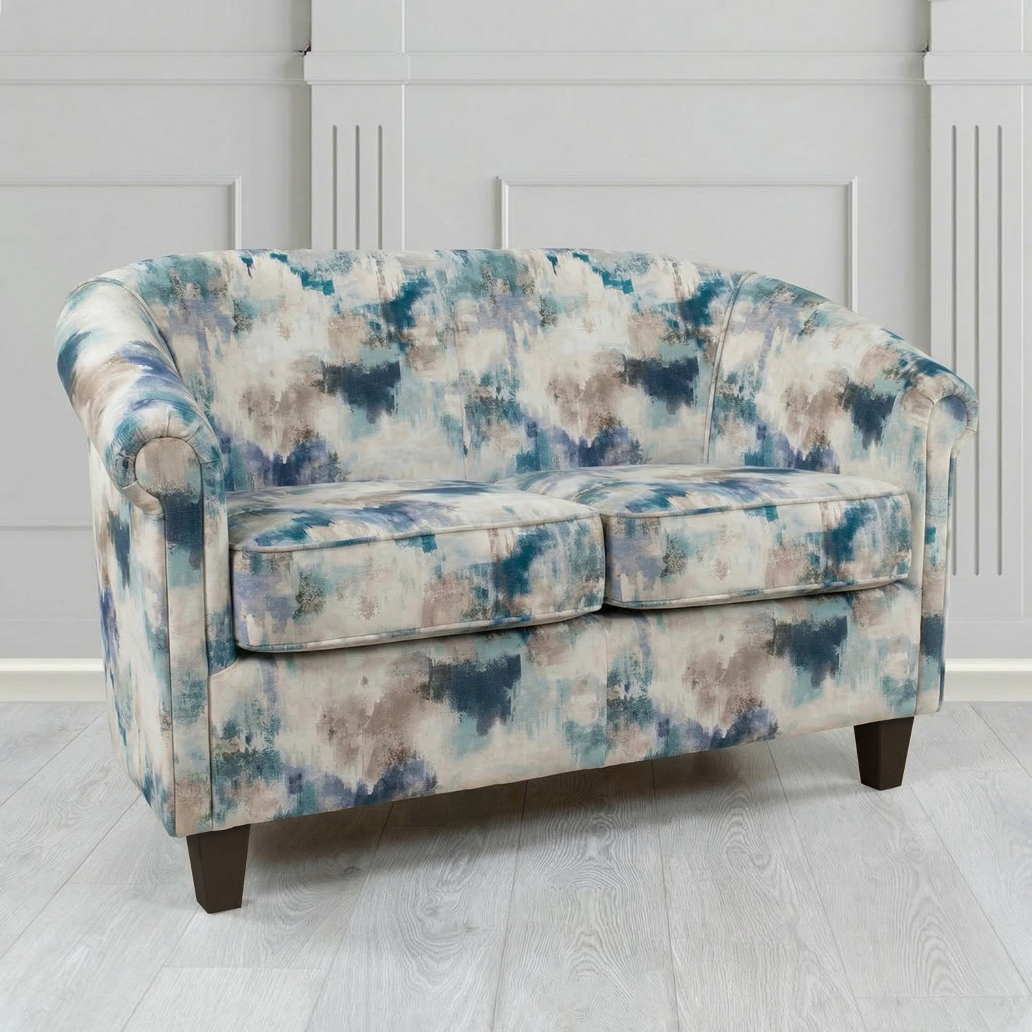 Siena 2 Seater Tub Sofa in Fryett's Kala Abstract Fabric
