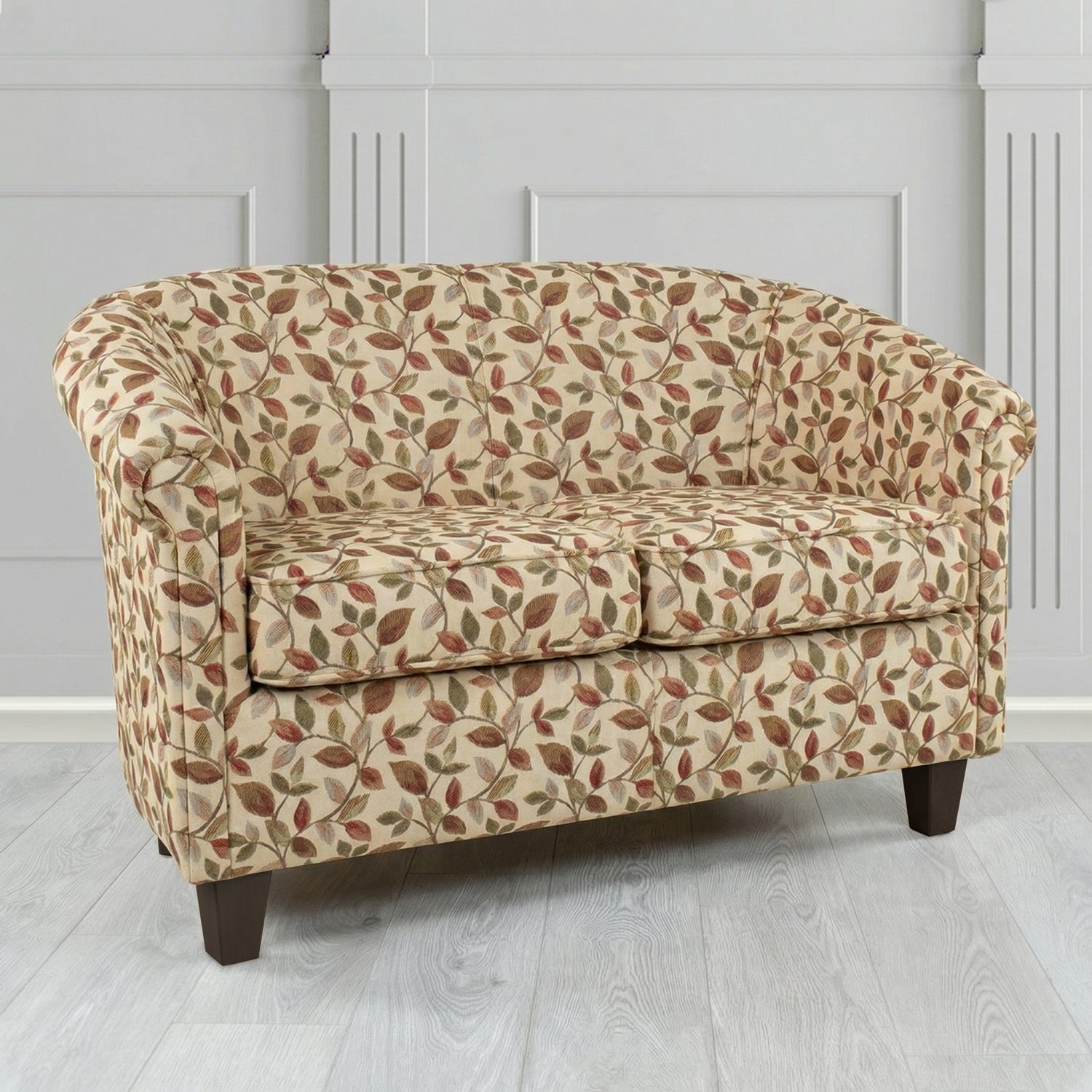 Siena 2 Seater Tub Sofa in Porter and Stone Vercelli Floral Fabric