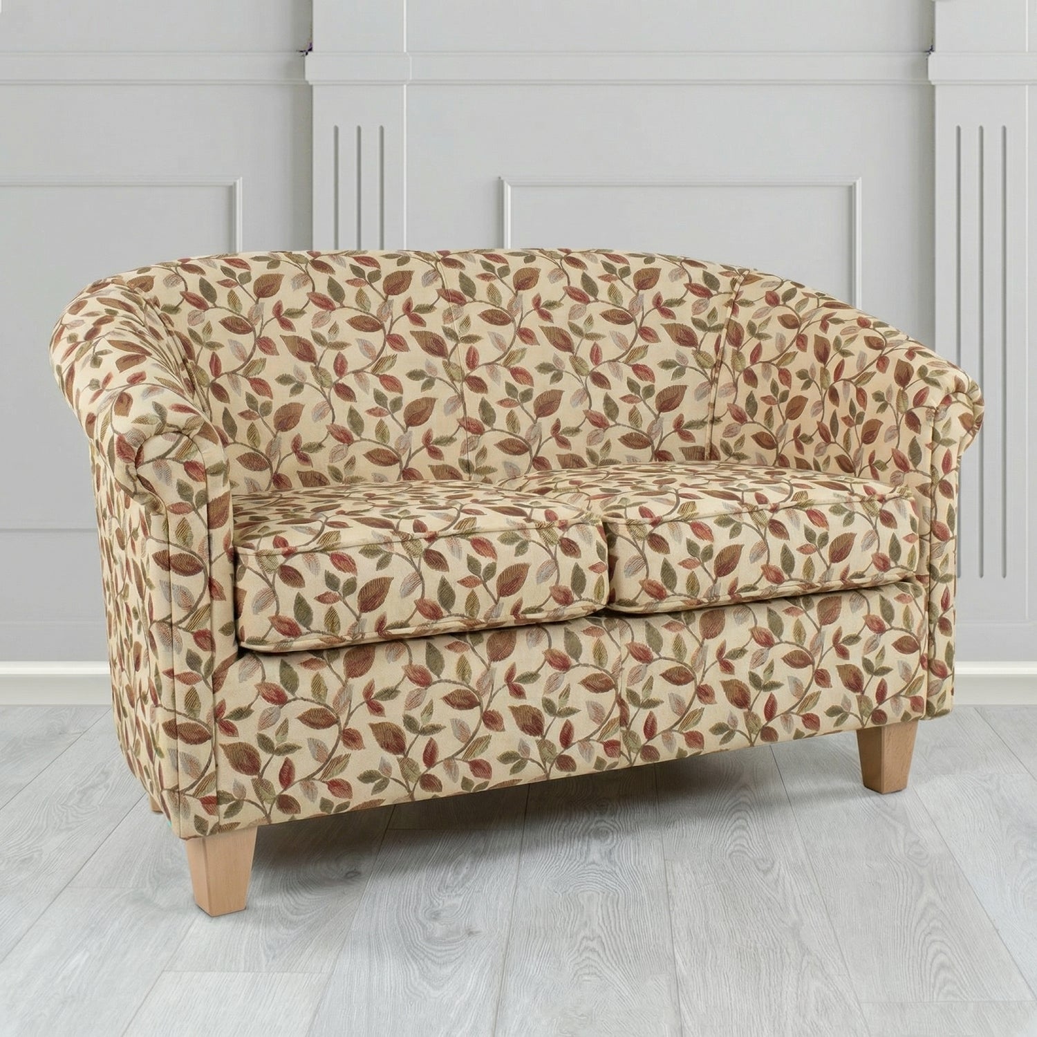 Siena 2 Seater Tub Sofa in Porter and Stone Vercelli Floral Fabric