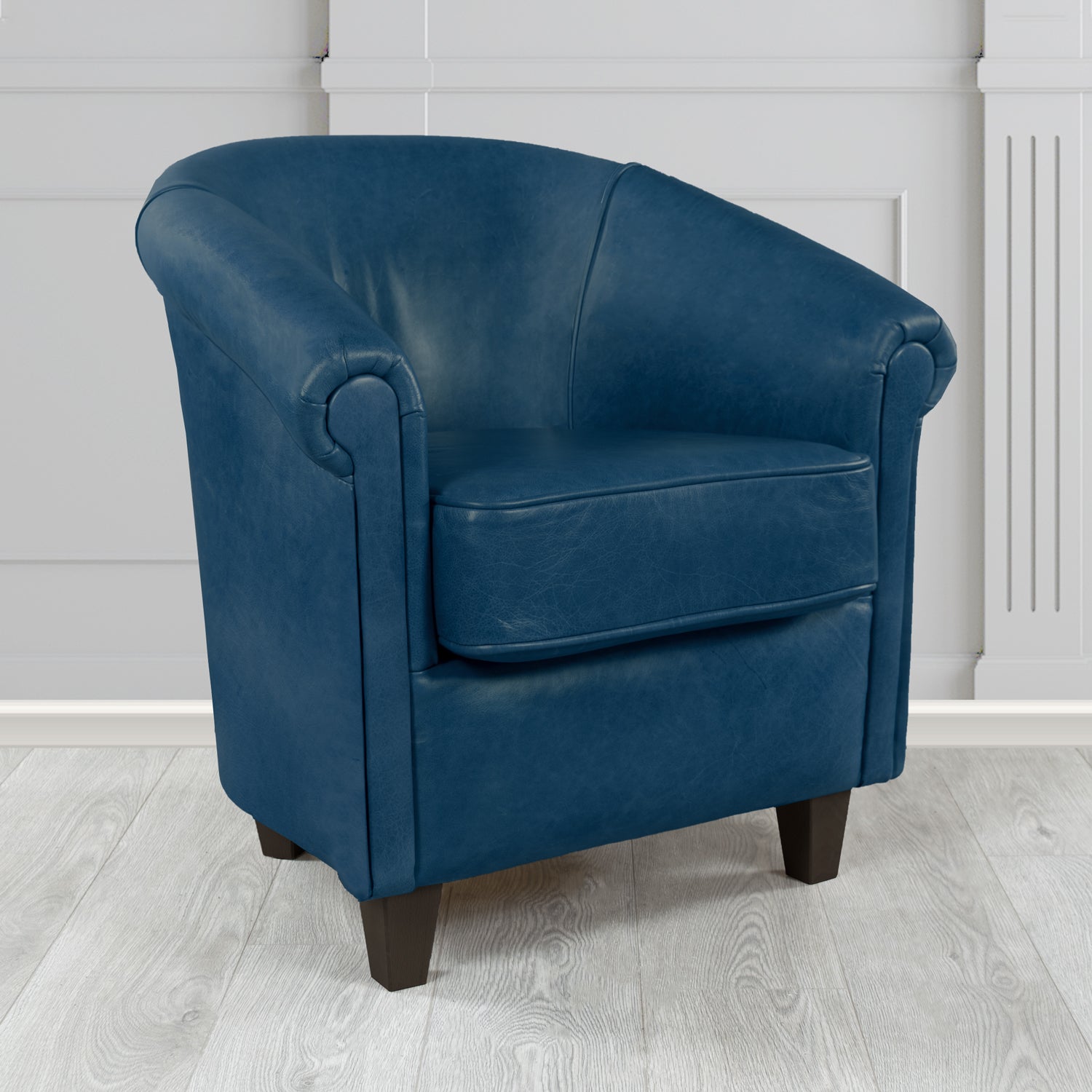 Siena Tub Chair in Crest Leather Old English Crib 5 Genuine Leather