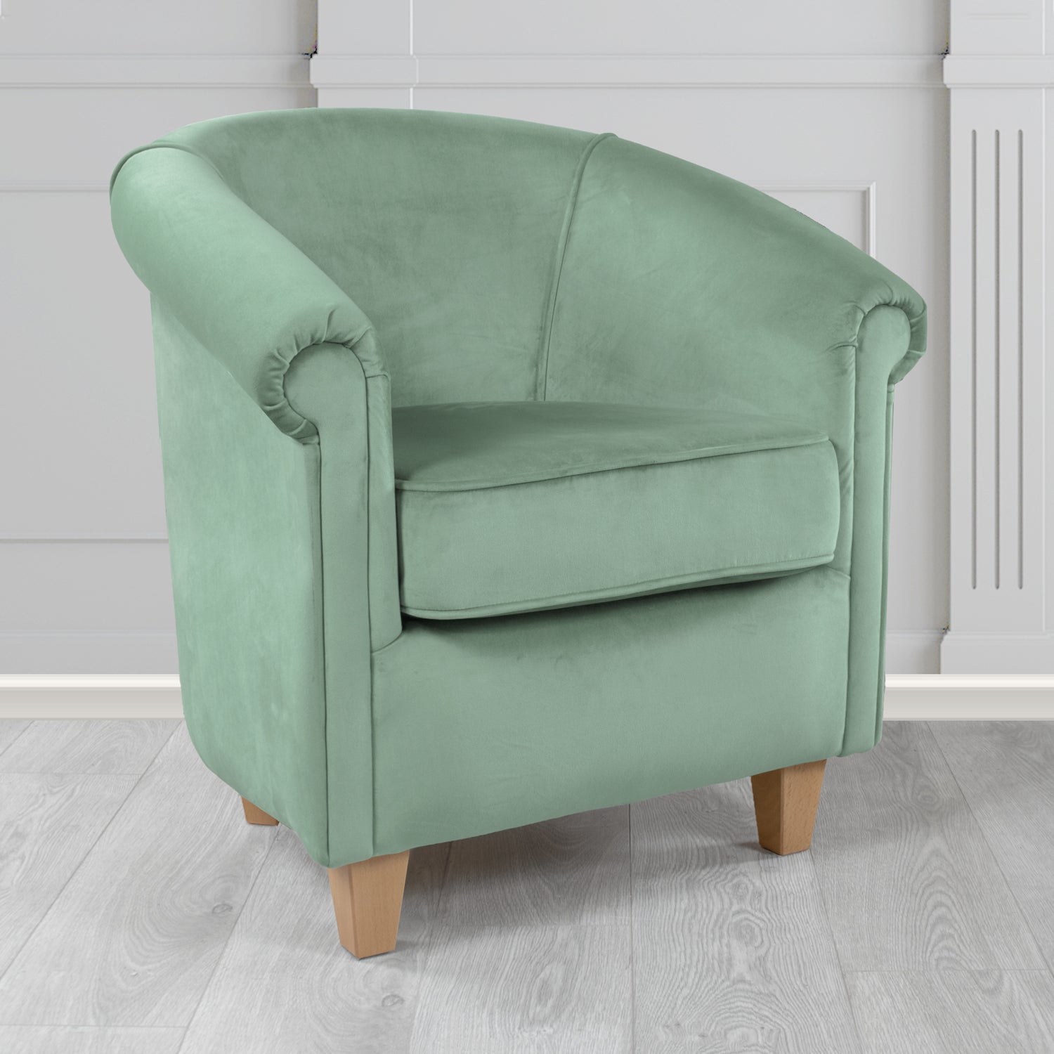 Siena Tub Chair in Passione Velvet Fabric