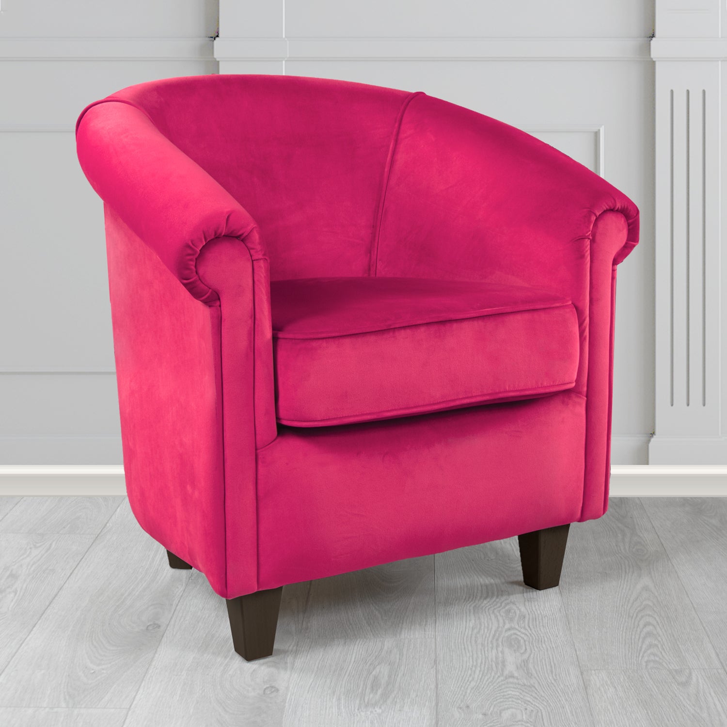 Siena Tub Chair in Passione Velvet Fabric