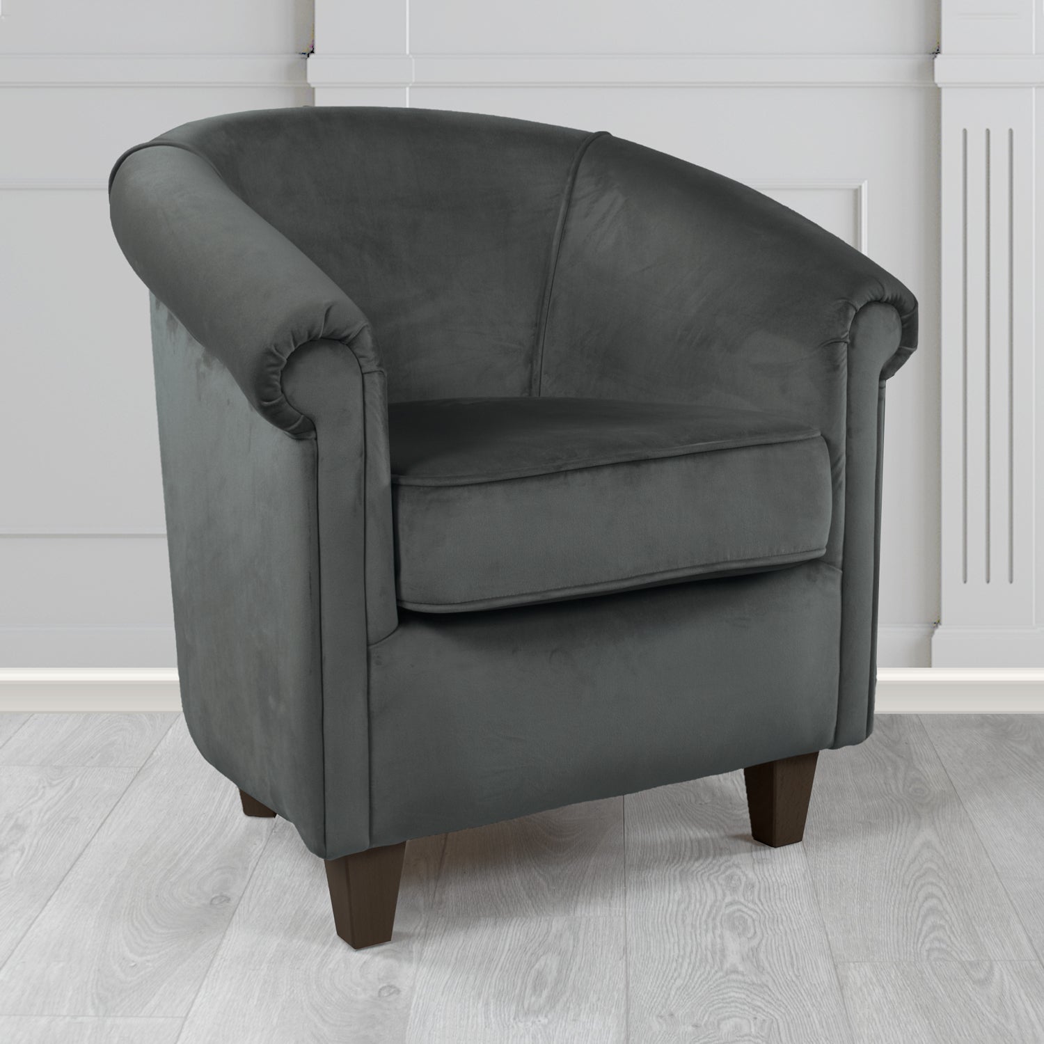 Siena Tub Chair in Passione Velvet Fabric