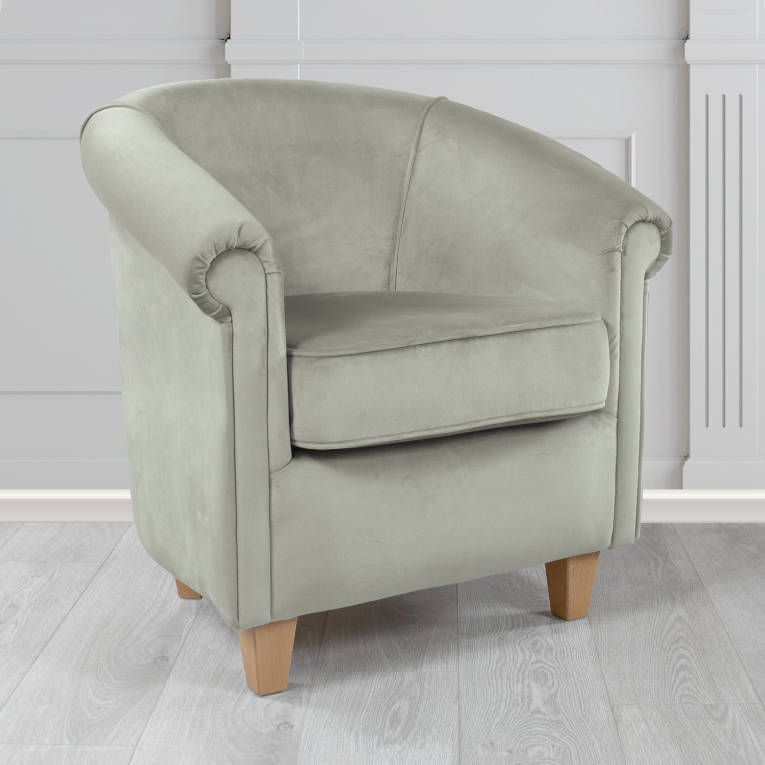 Siena Tub Chair in Passione Velvet Fabric