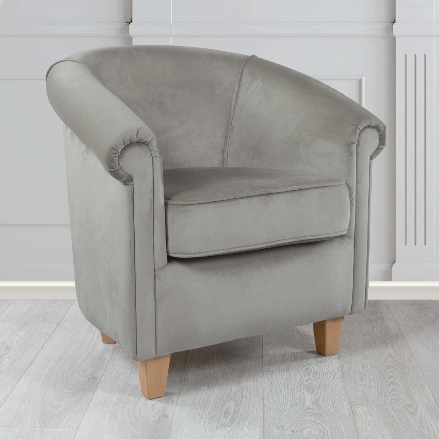 Siena Tub Chair in Passione Velvet Fabric