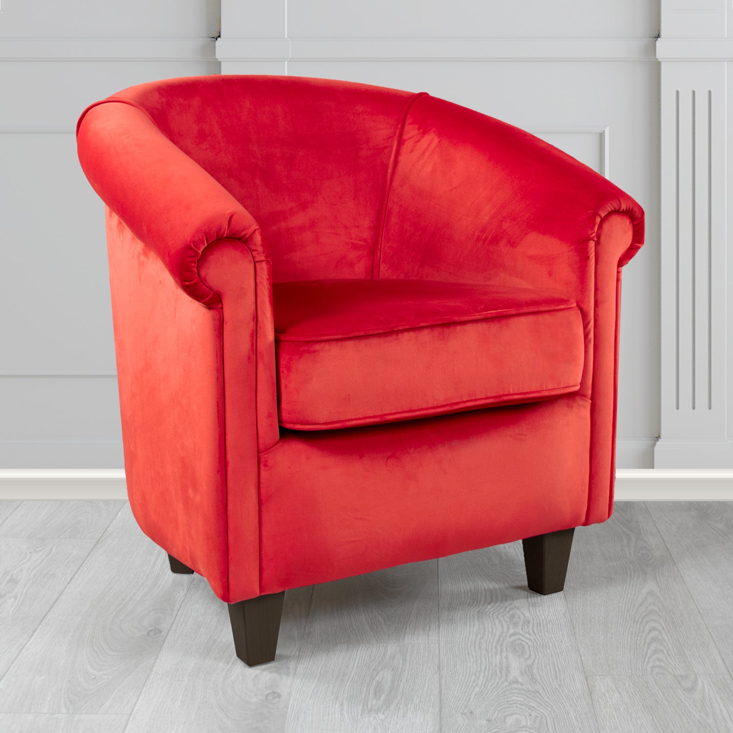 Siena Tub Chair in Passione Velvet Fabric