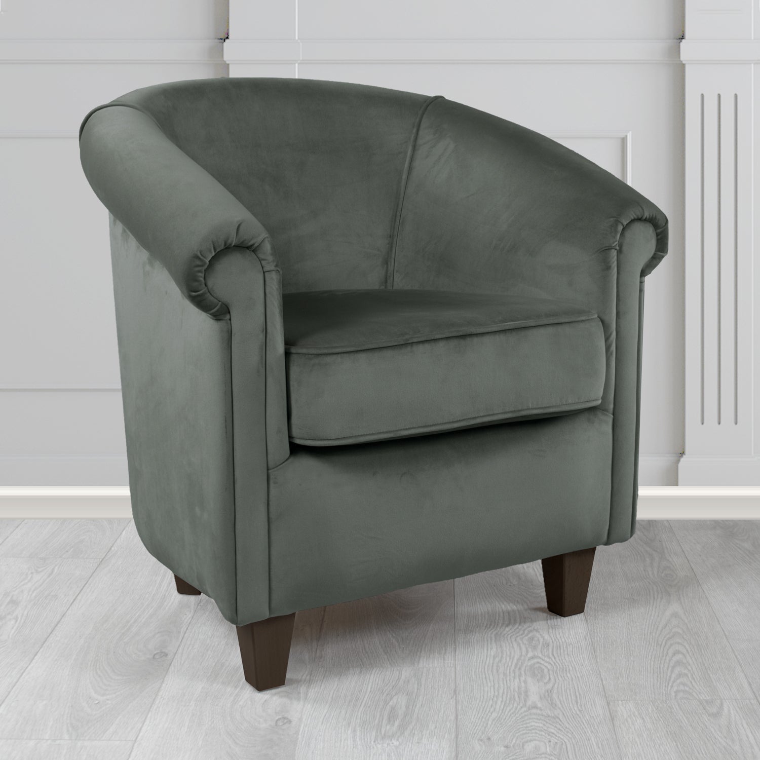 Siena Tub Chair in Passione Velvet Fabric