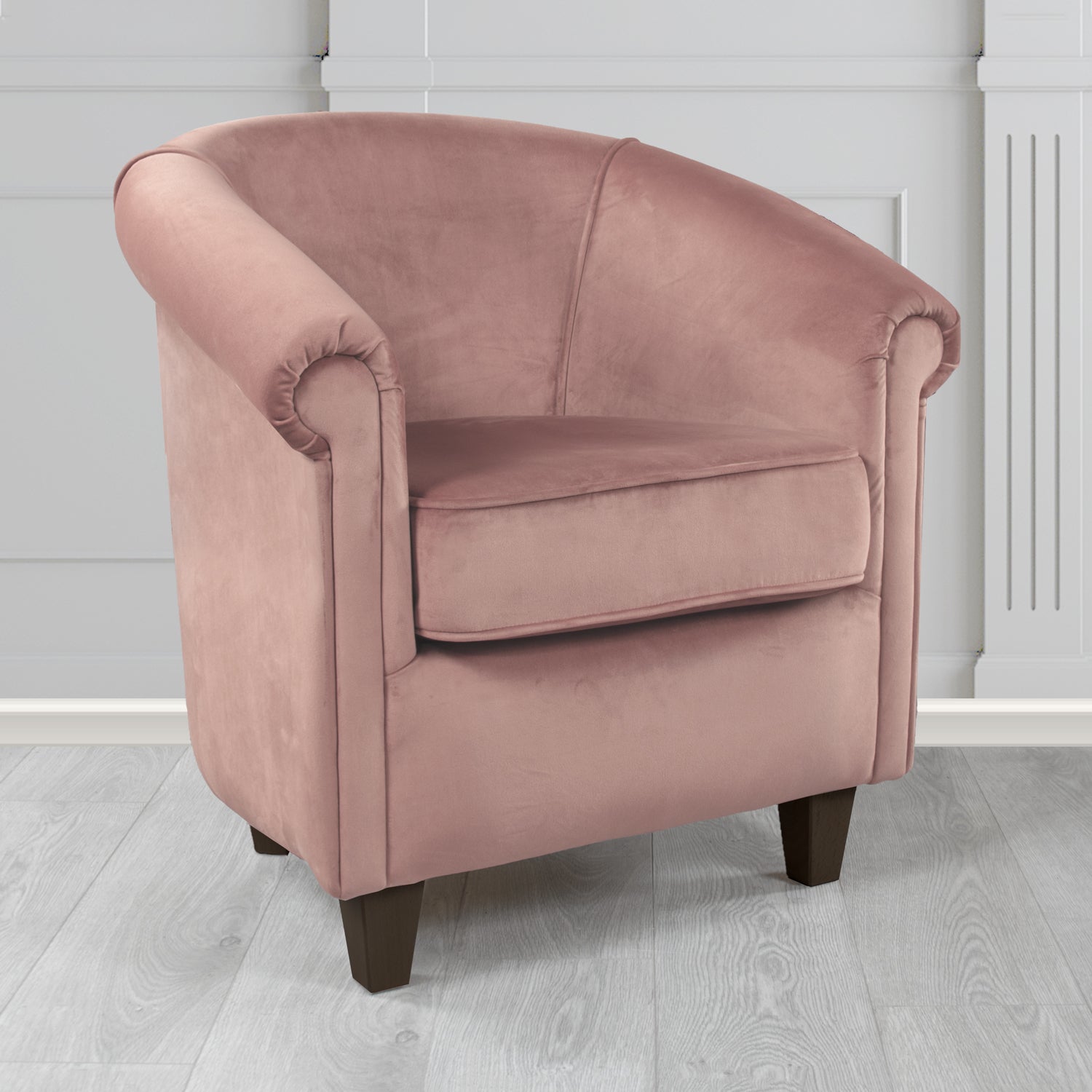 Siena Tub Chair in Passione Velvet Fabric