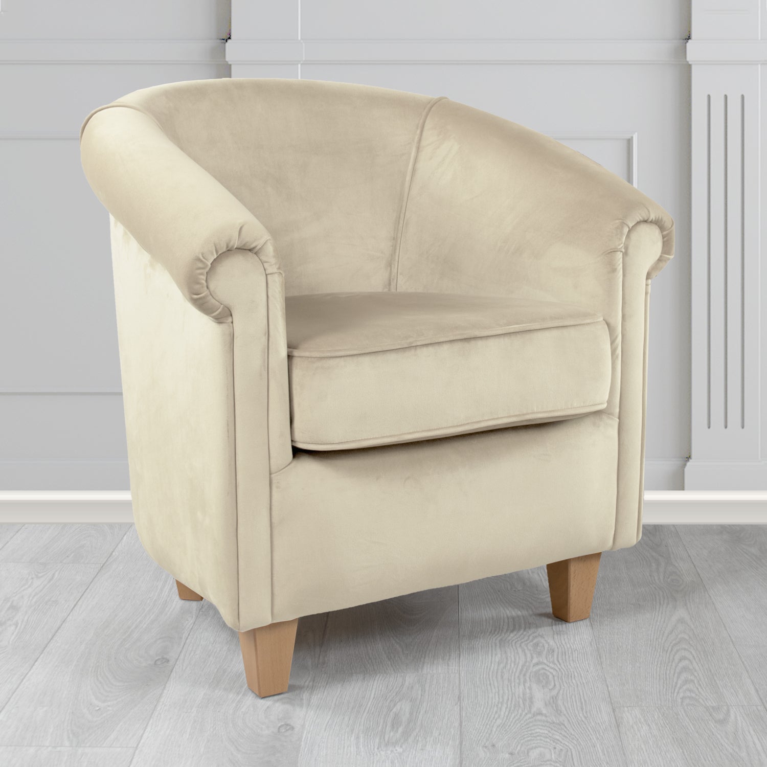Siena Tub Chair in Passione Velvet Fabric