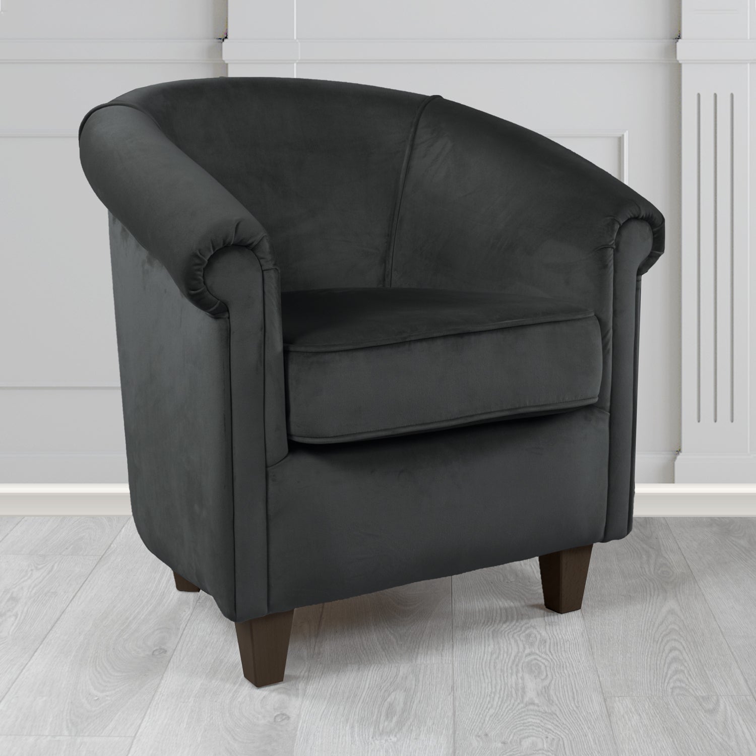 Siena Tub Chair in Passione Velvet Fabric