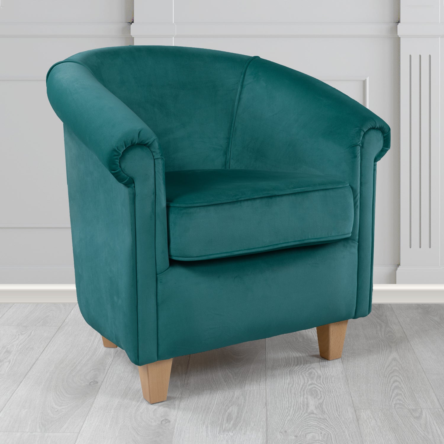 Siena Tub Chair in Passione Velvet Fabric