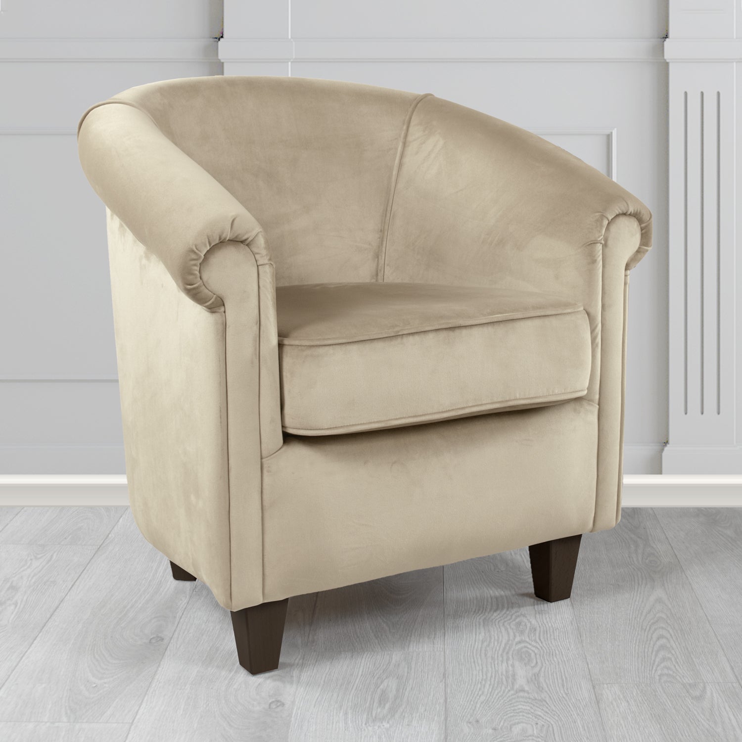 Siena Tub Chair in Passione Velvet Fabric