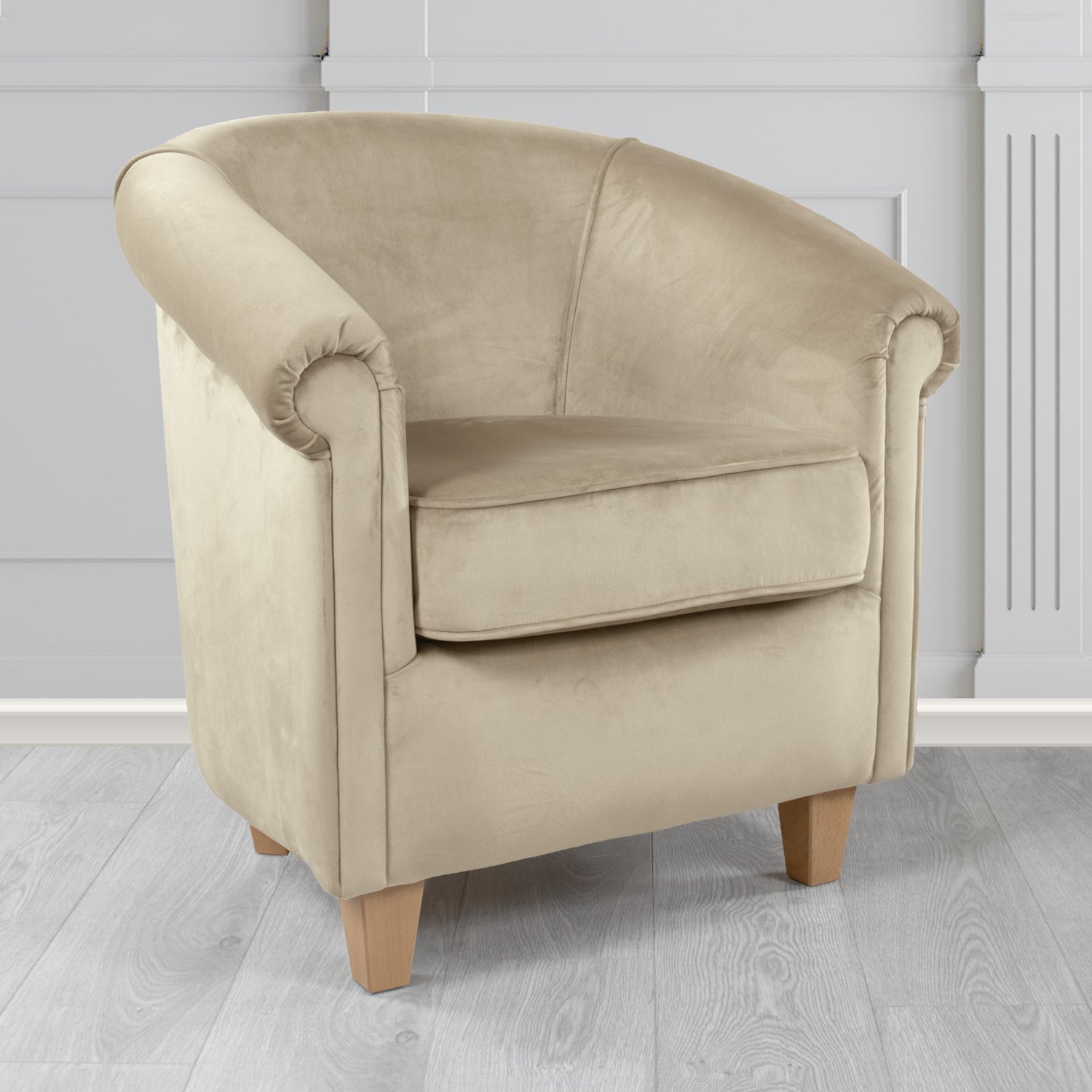 Siena Tub Chair in Passione Velvet Fabric