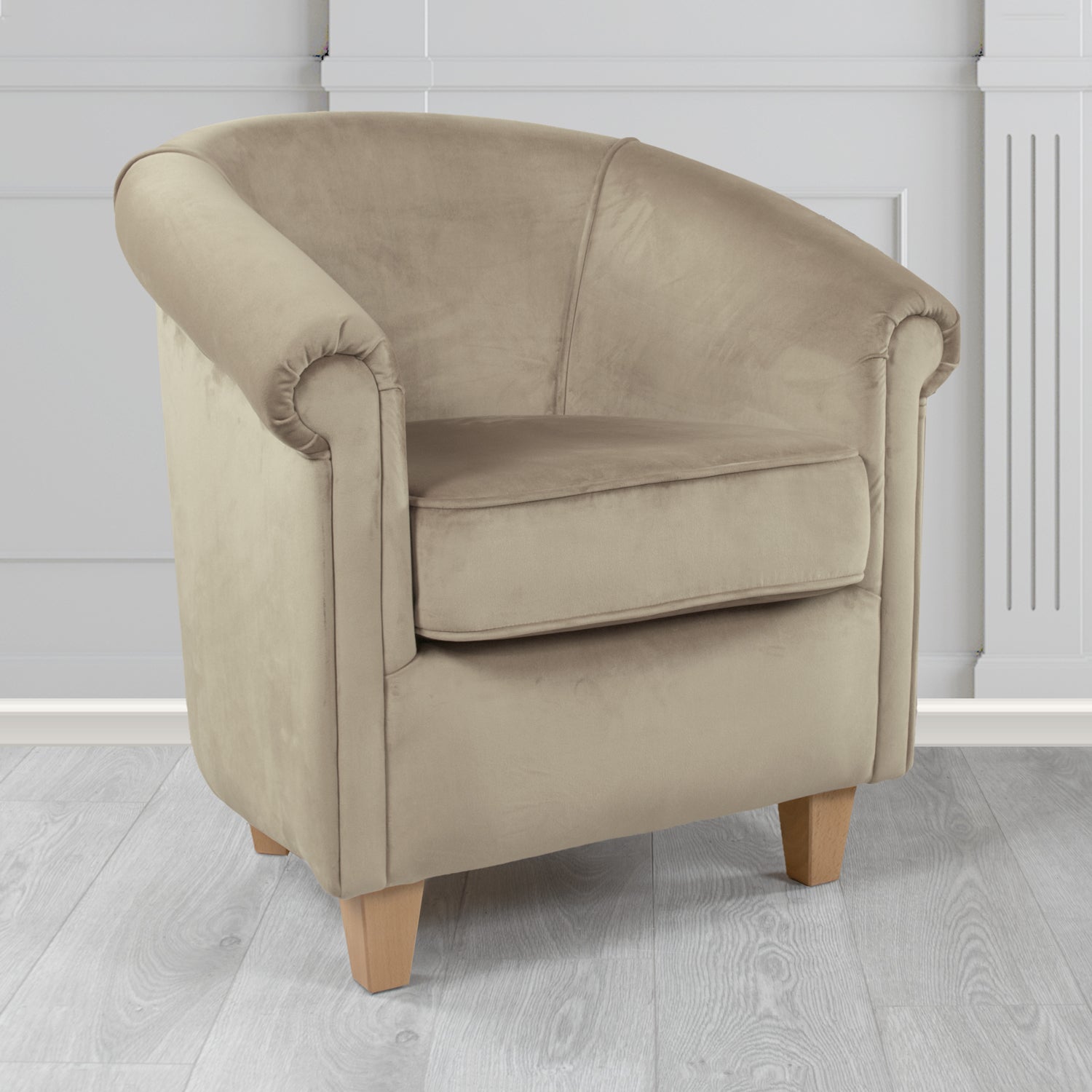 Siena Tub Chair in Passione Velvet Fabric