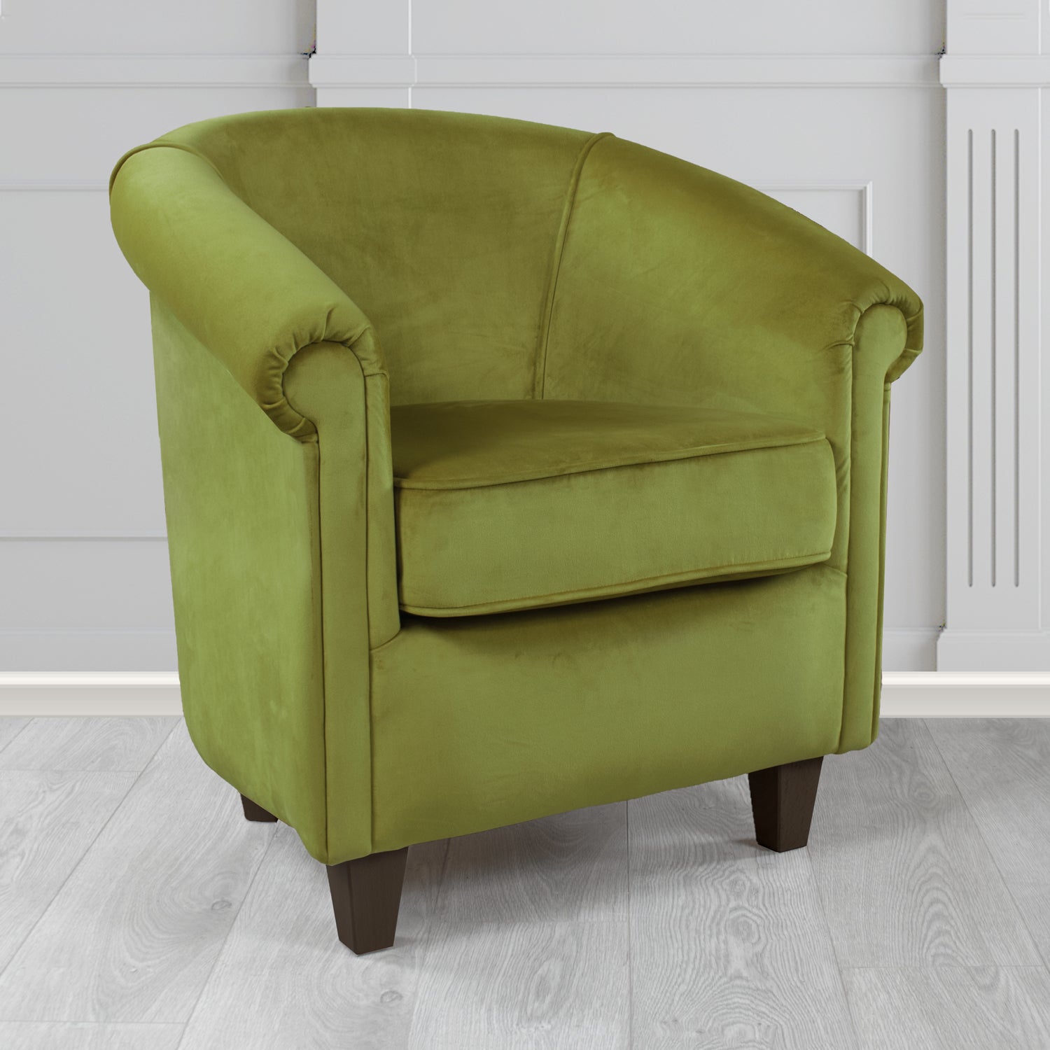 Siena Tub Chair in Passione Velvet Fabric