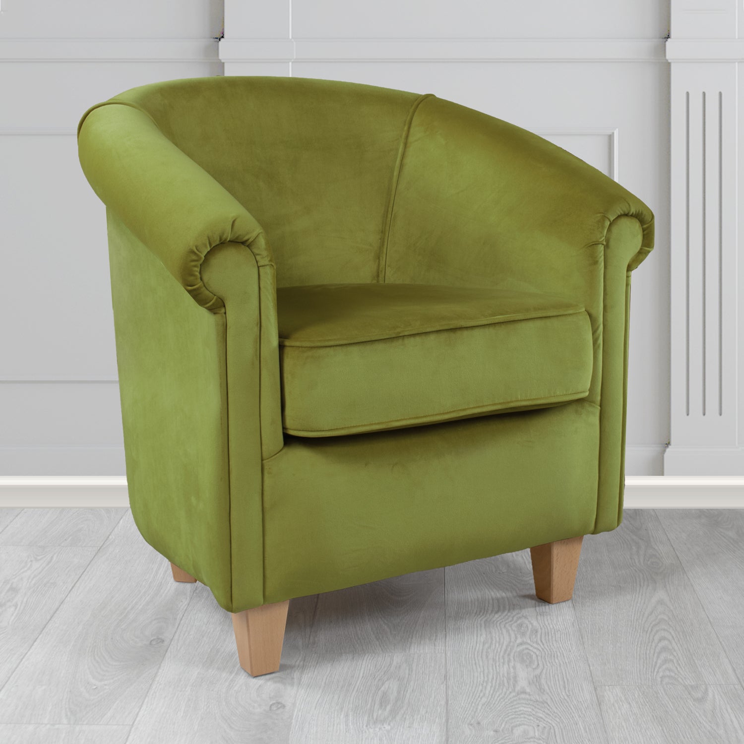 Siena Tub Chair in Passione Velvet Fabric
