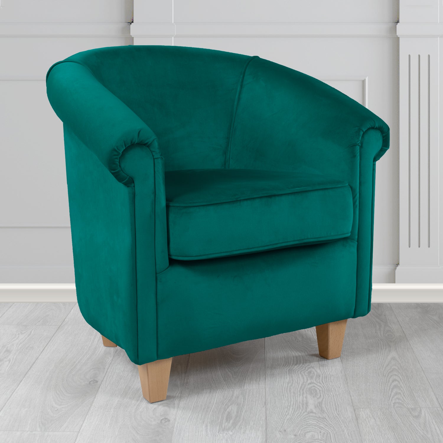 Siena Tub Chair in Passione Velvet Fabric