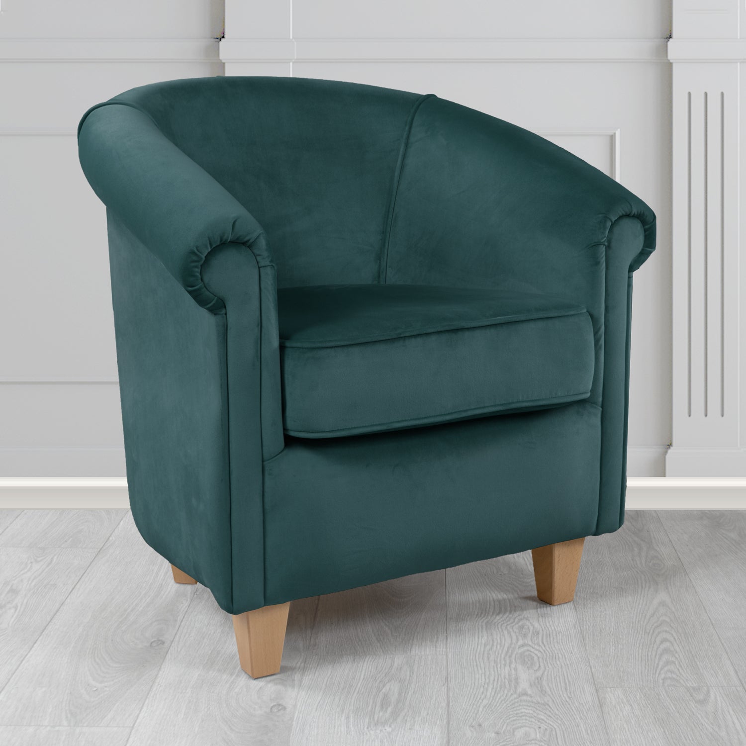 Siena Tub Chair in Passione Velvet Fabric