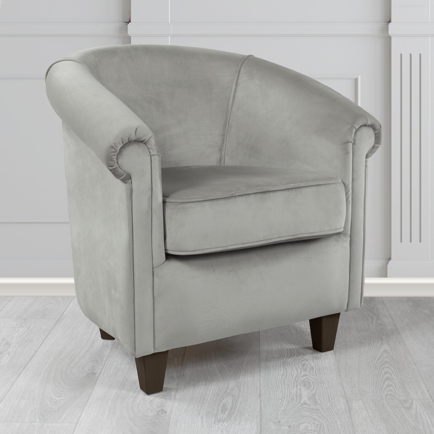 Siena Tub Chair in Passione Velvet Fabric