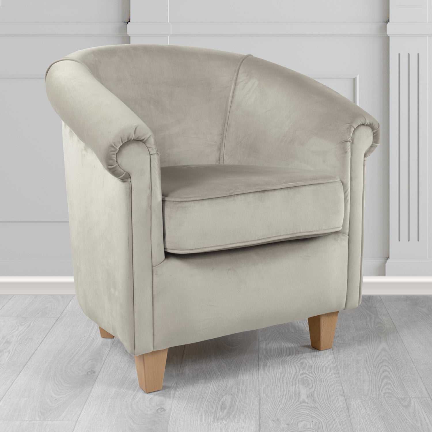 Siena Tub Chair in Passione Velvet Fabric